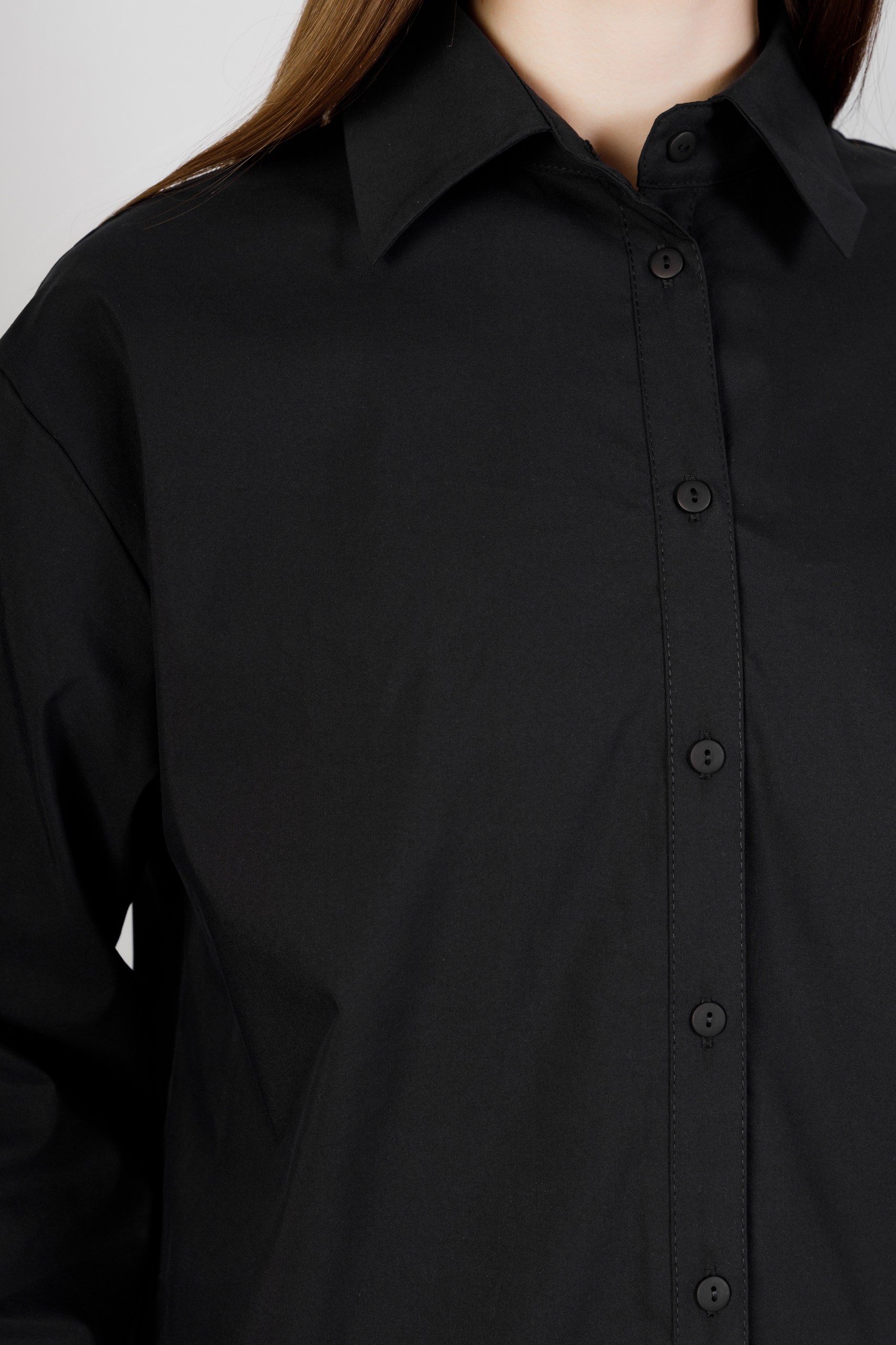 картинка Блузка женская «Августа» (черный) от магазина Одежда+