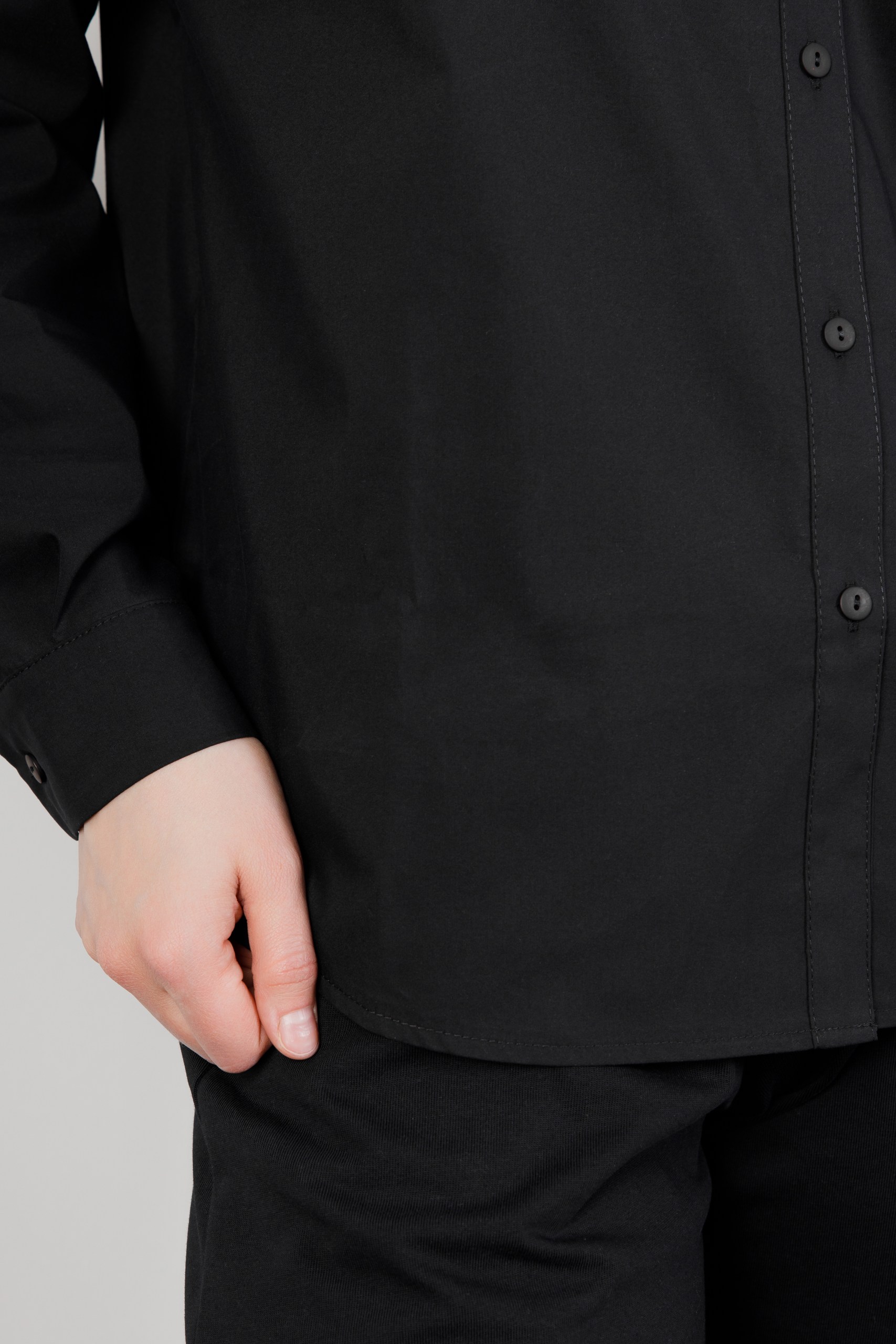 картинка Блузка женская «Августа» (черный) от магазина Одежда+