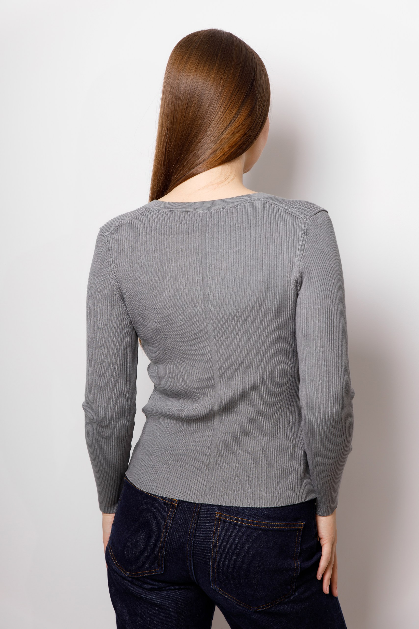 картинка Джемпер женский «Беата» (серый) от магазина Одежда+