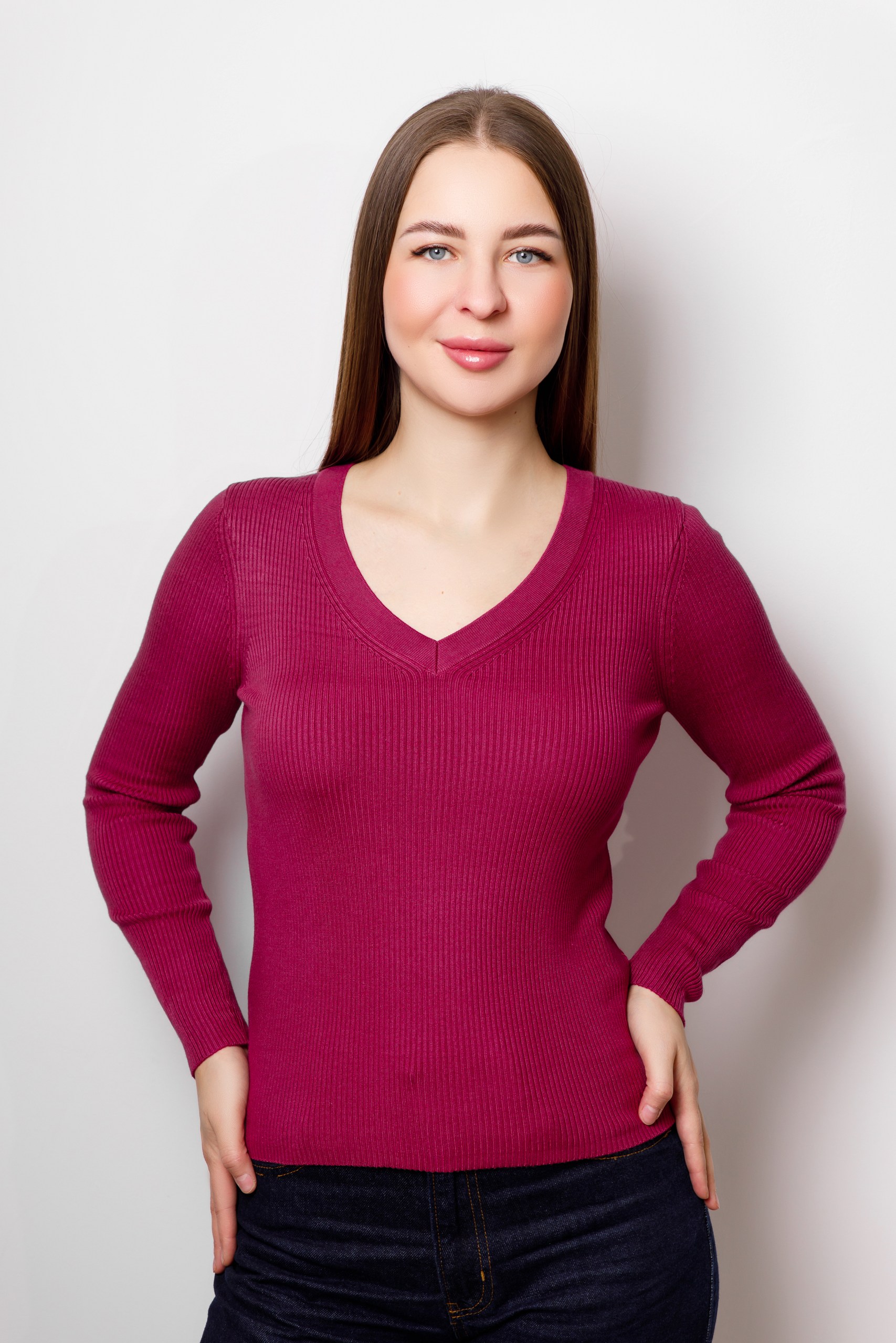 картинка Джемпер женский «Беата» (фуксия) от магазина Одежда+