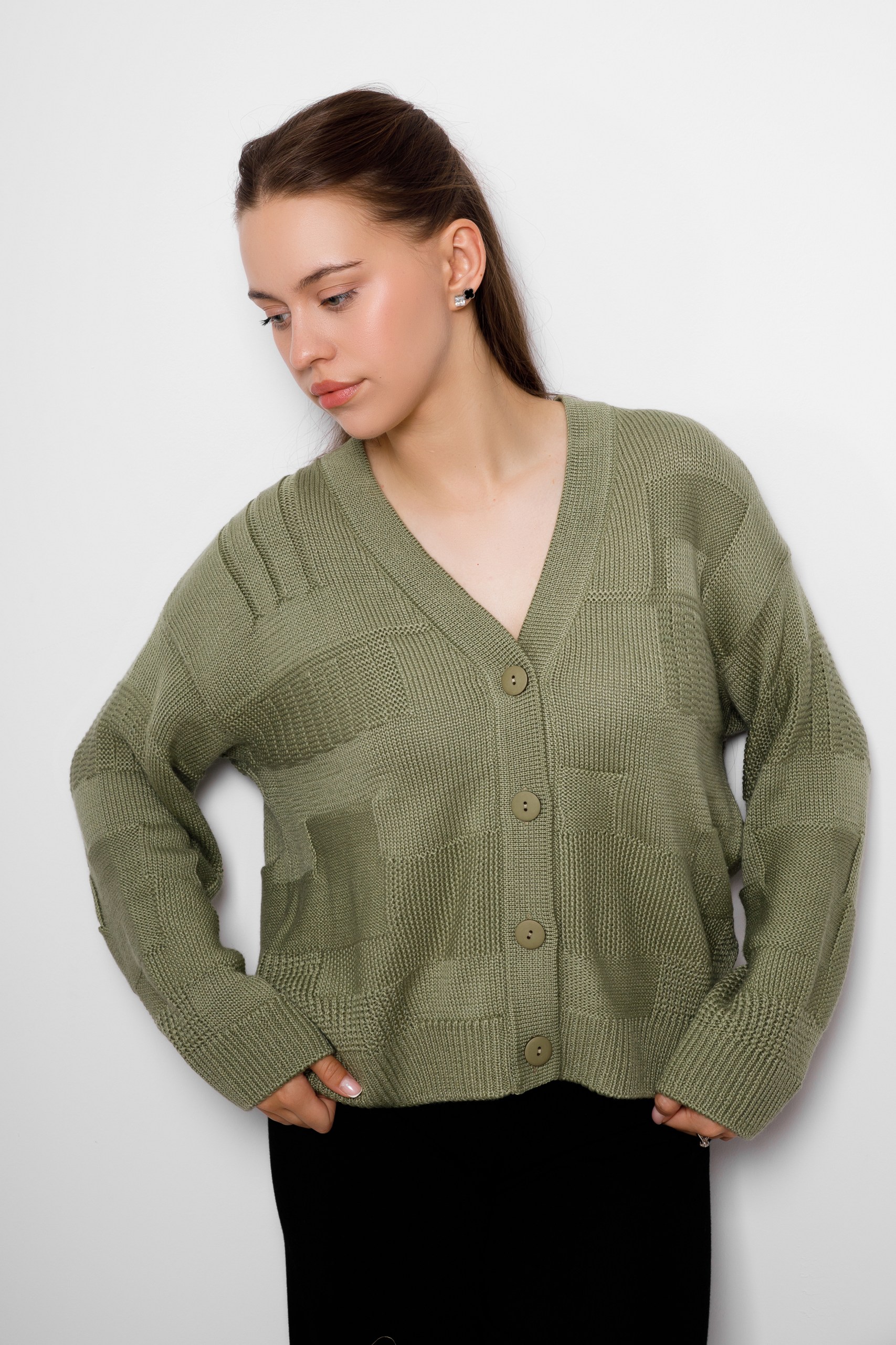 картинка Жакет женский «Итальянка» (степной) от магазина Одежда+