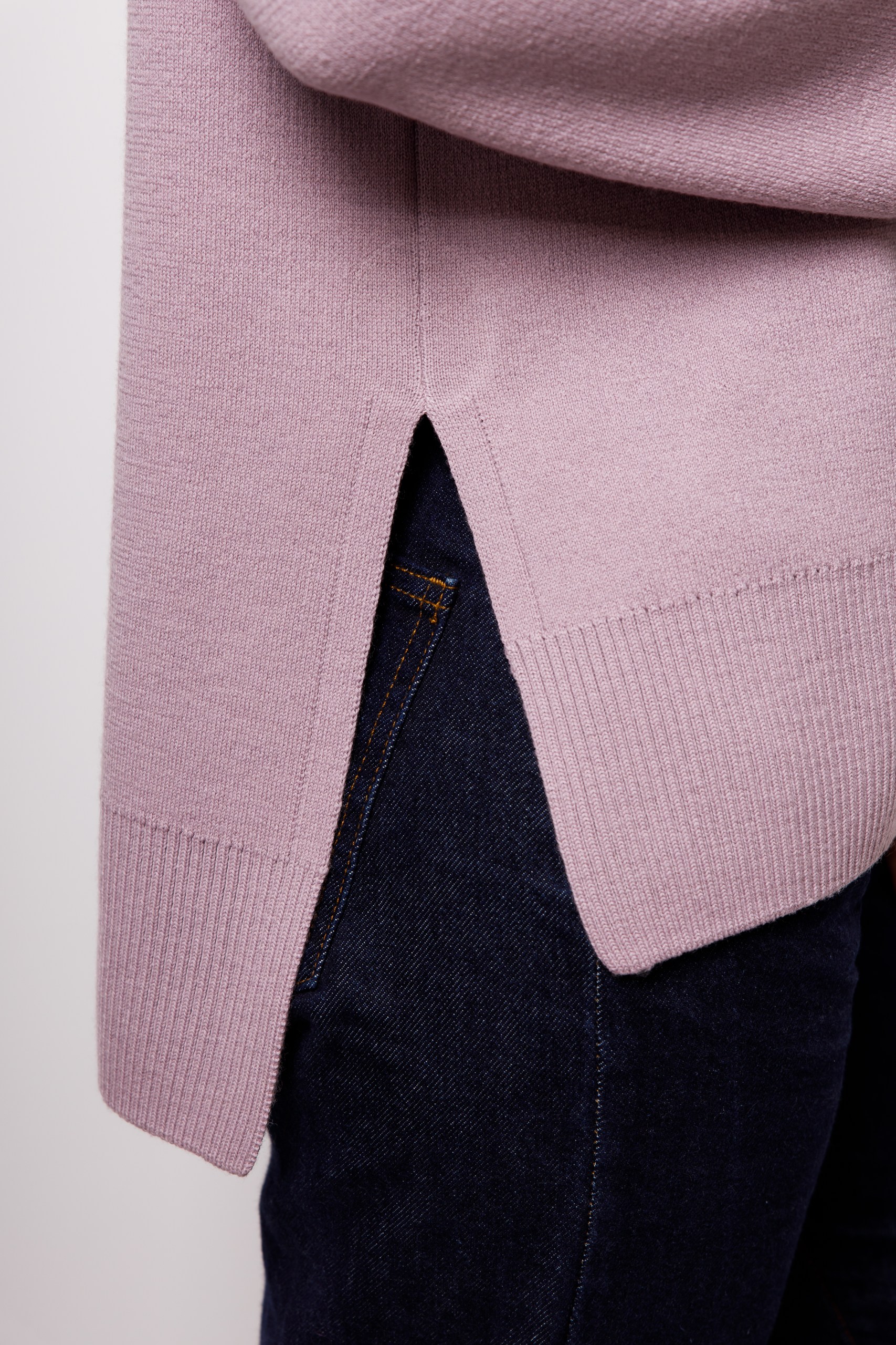 картинка Свитер женский "Катарина" (пепельно-розовый) от магазина Одежда+