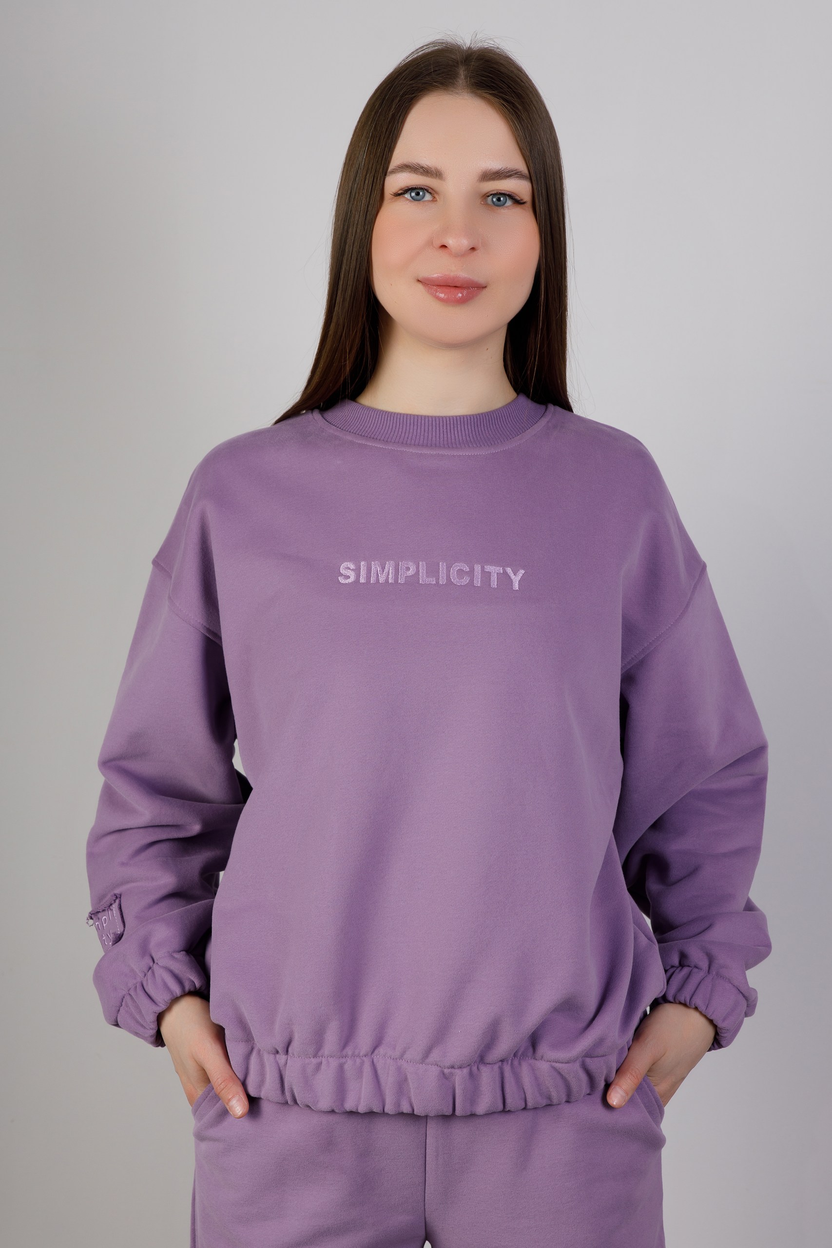картинка Джемпер женский «Синтия» (лиловый) от магазина Одежда+
