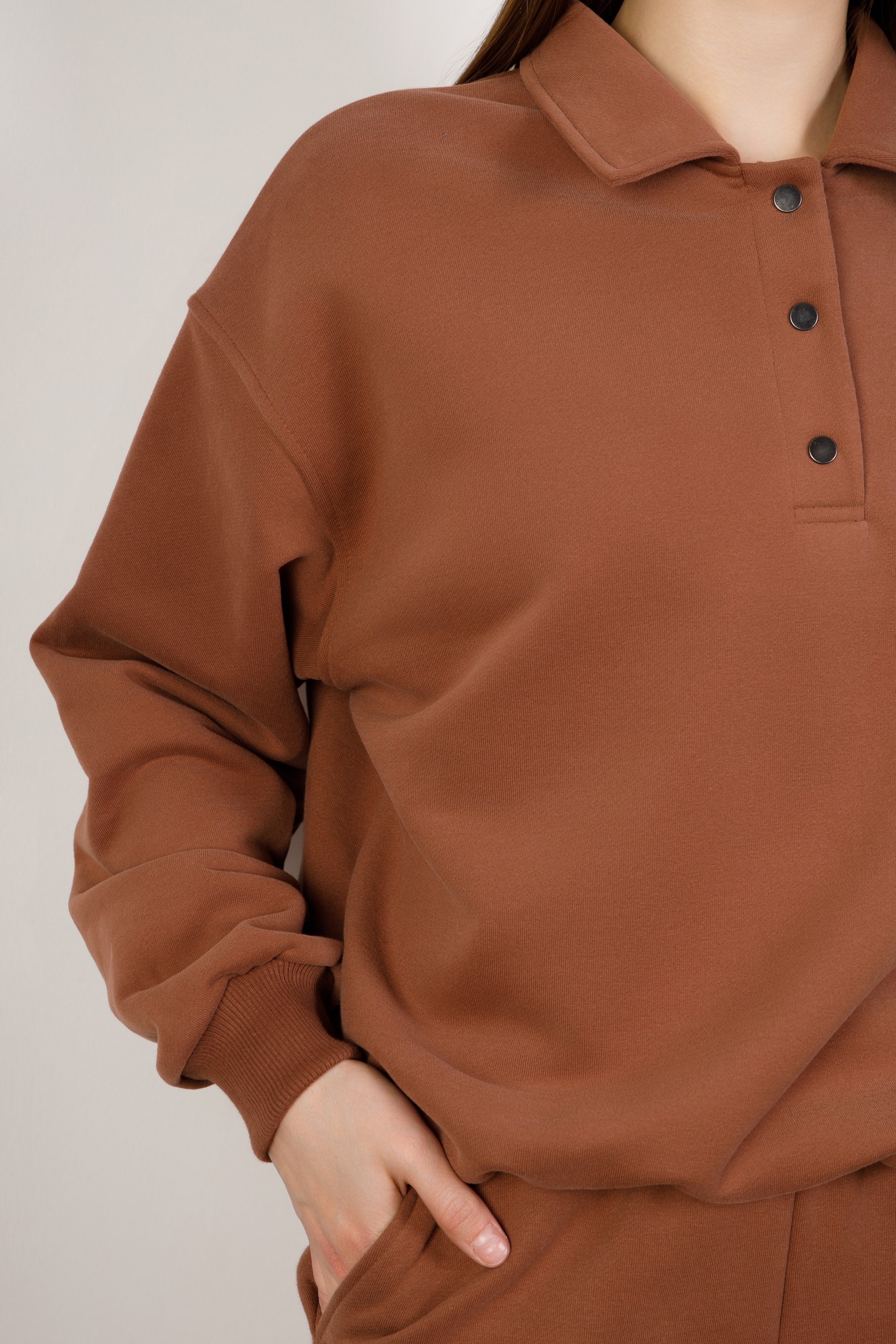 картинка Джемпер женский "Ракель" (коричневый) от магазина Одежда+