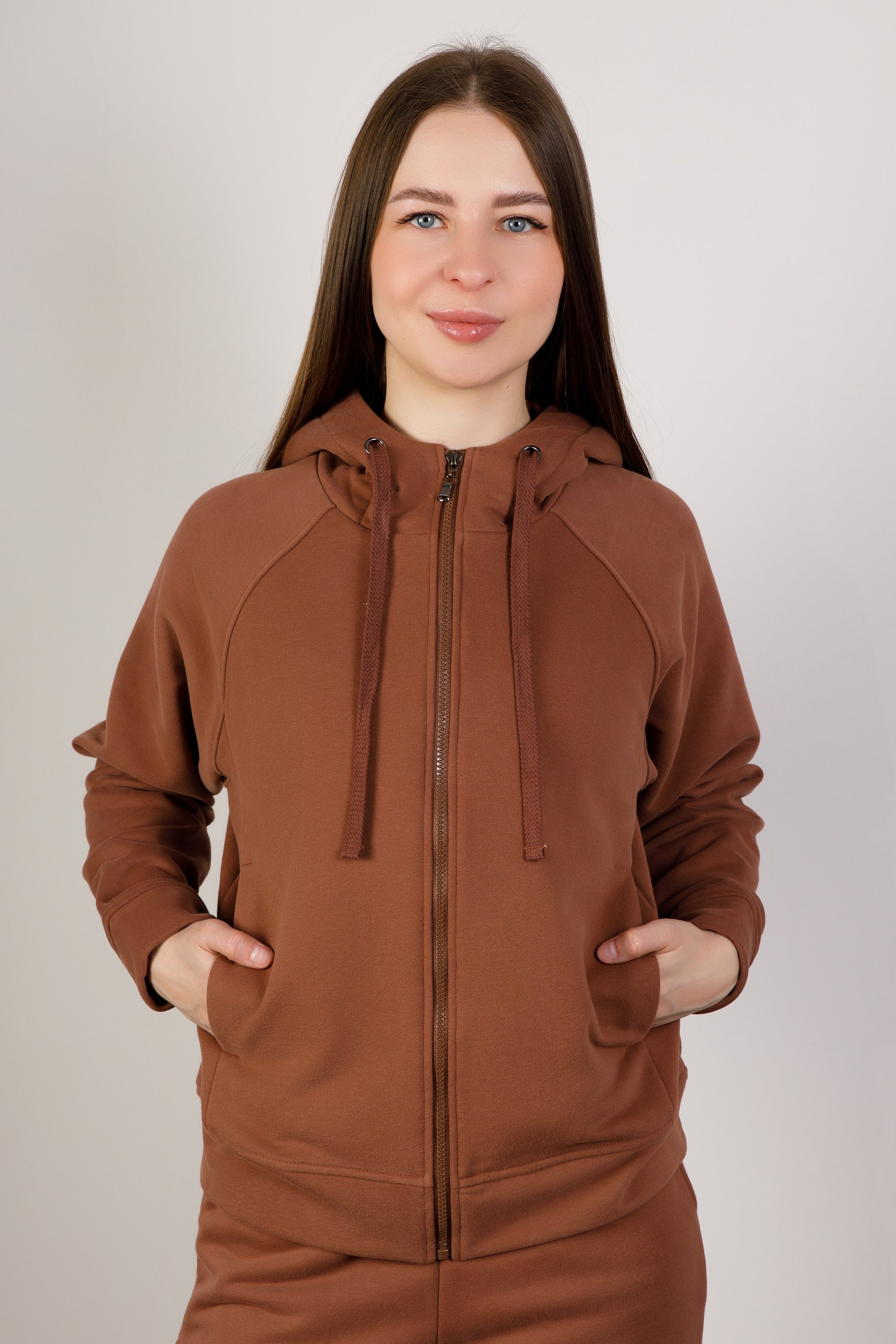 картинка Жакет женский "Ева" (коричневый) от магазина Одежда+