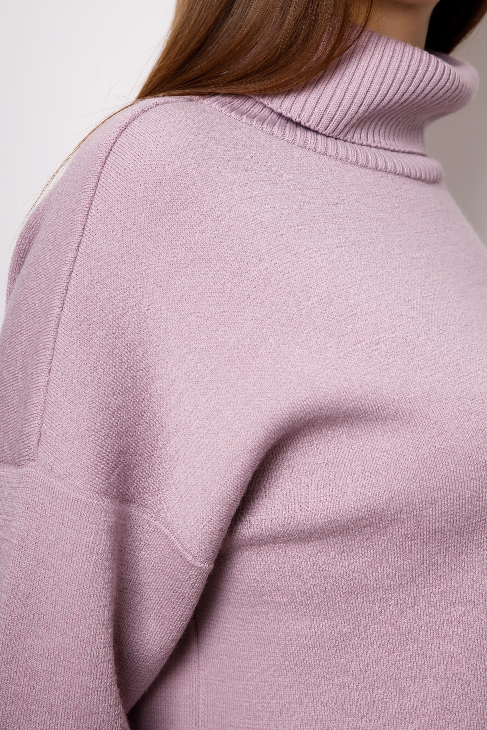 картинка Свитер женский "Катарина" (пепельно-розовый) от магазина Одежда+