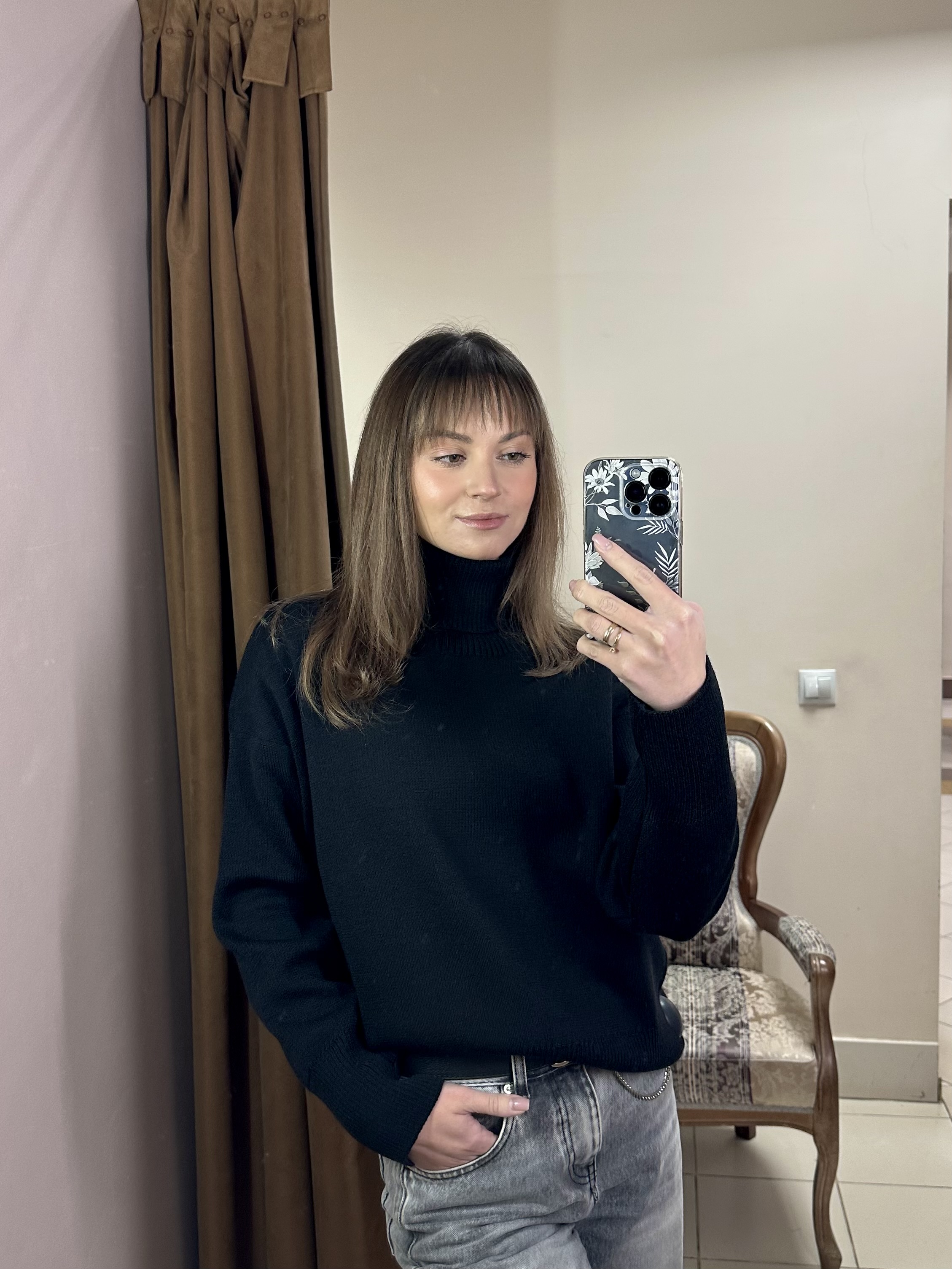 картинка Свитер женский "Джорджия-1" (черный) от магазина Одежда+