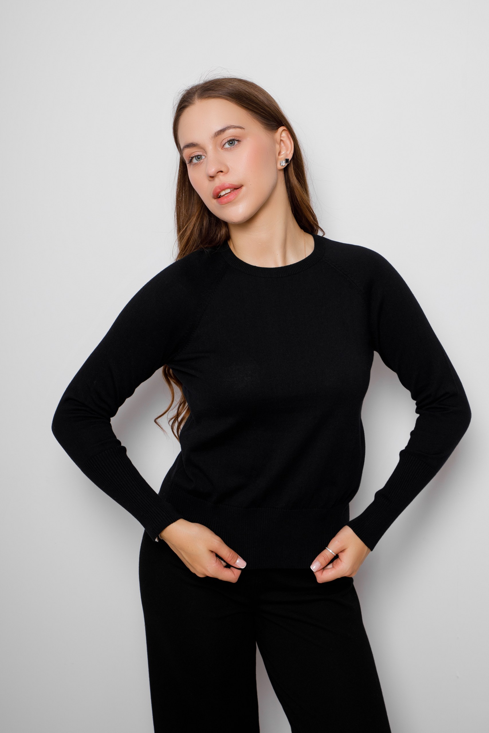 картинка Джемпер женский «Бонни-ЛЕГС» (черный) от магазина Одежда+