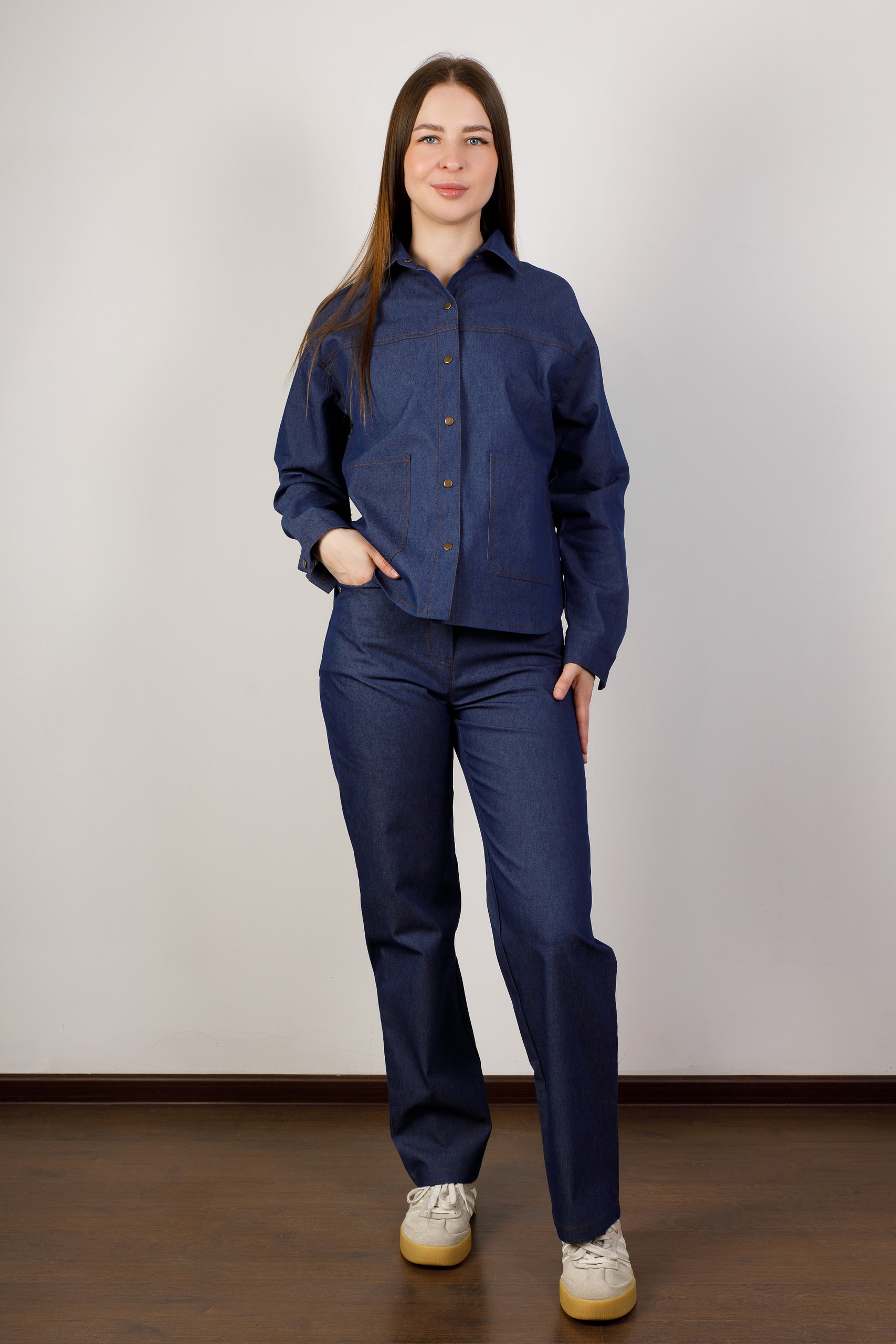 картинка Жакет женский "RIOT-джинс" (темно-синий) от магазина Одежда+