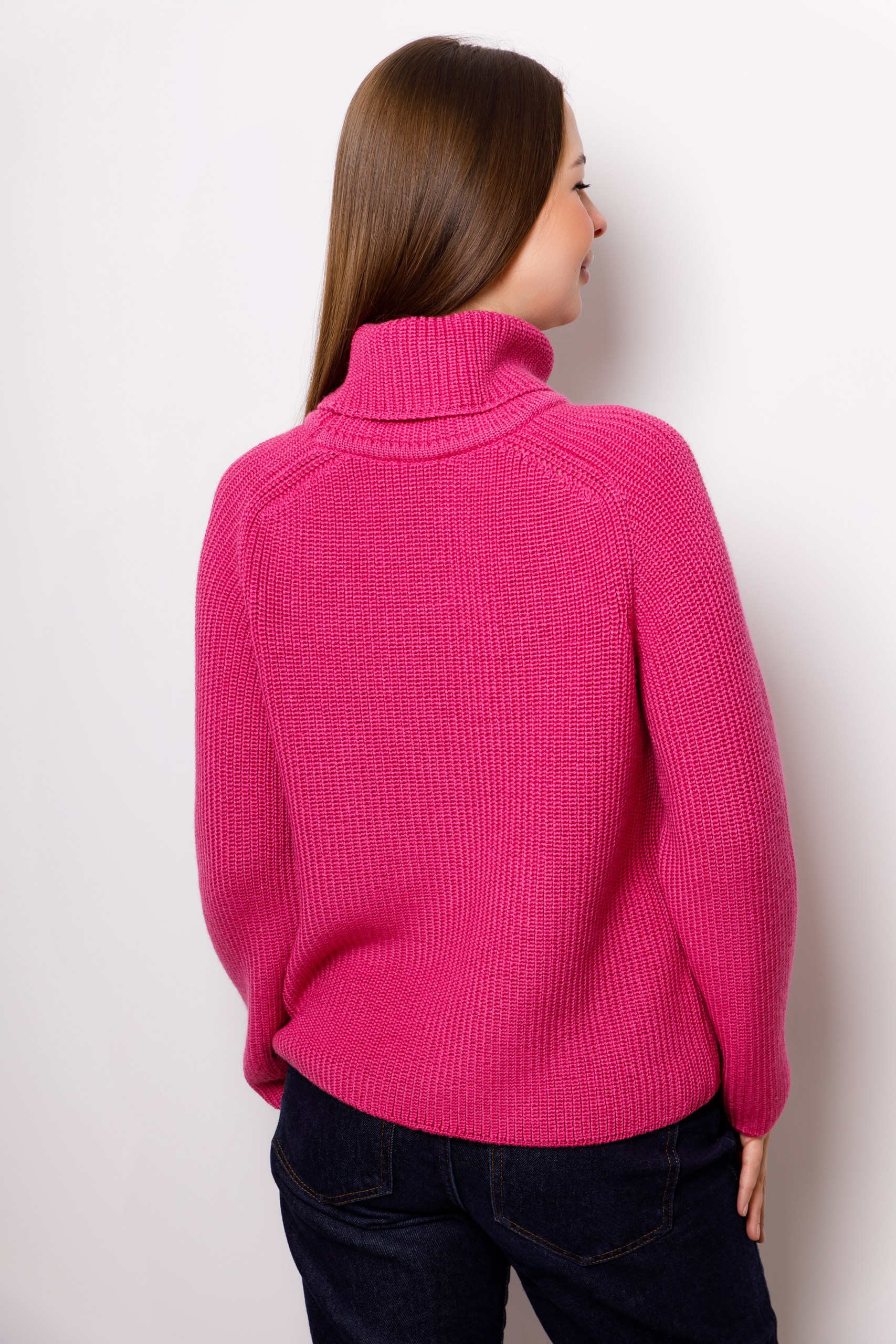 картинка Свитер женский «Сатин» (рубиновый блеск) от магазина Одежда+