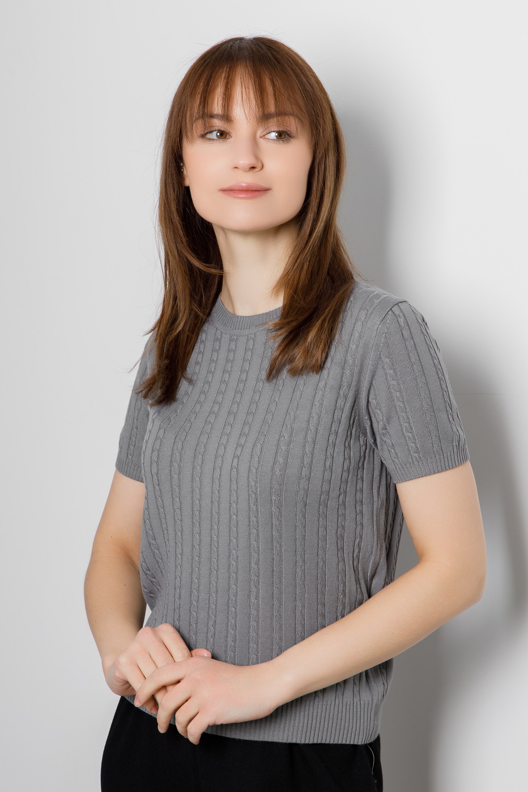 картинка Джемпер женский «Лирика» (серый) от магазина Одежда+