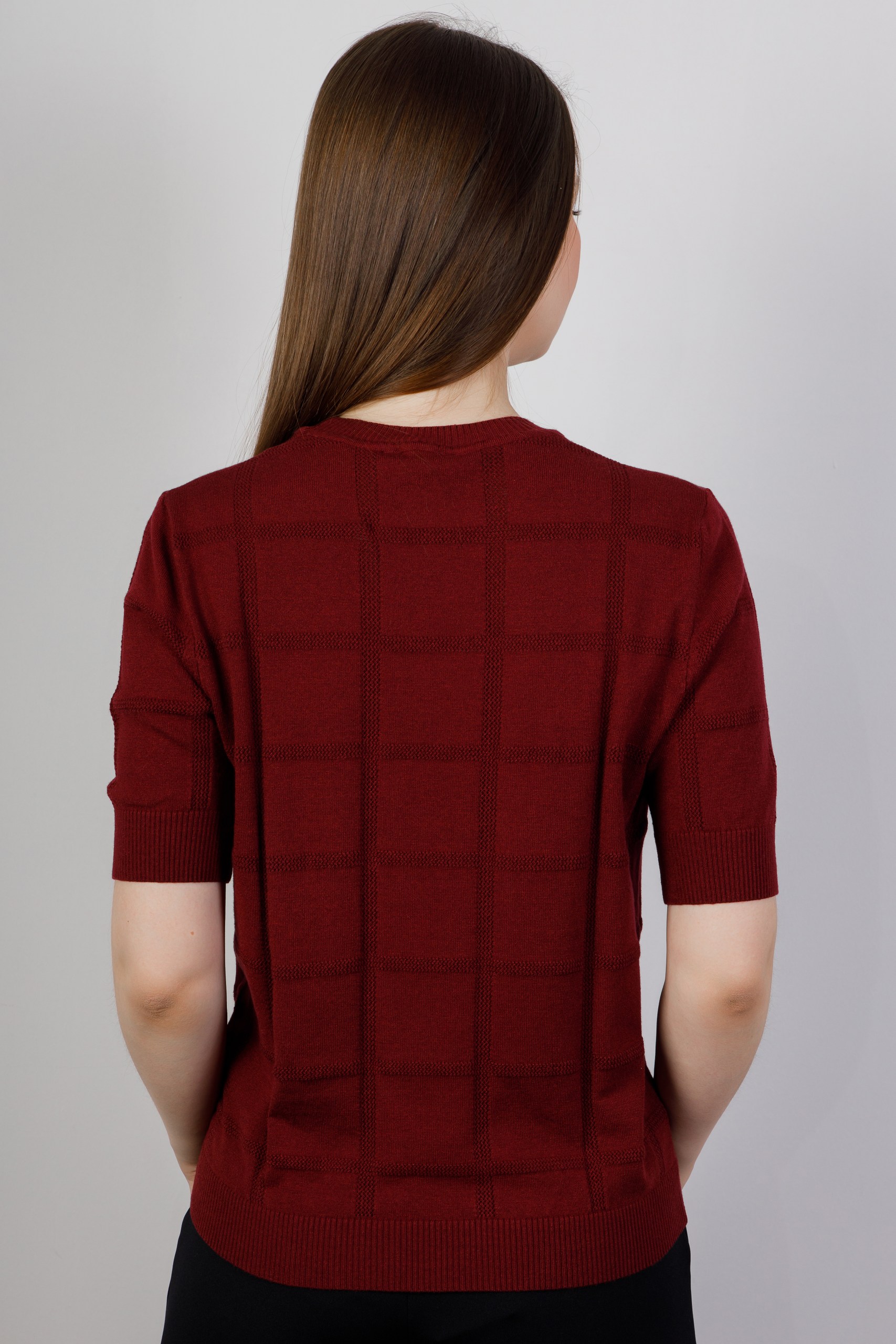 картинка Джемпер женский «Милана» (бордовый) от магазина Одежда+