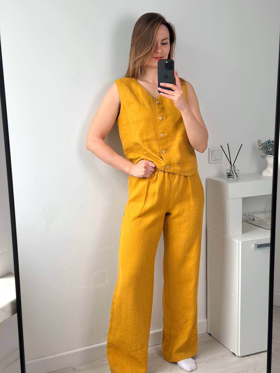 картинка Комплект женский "Наоми" (горчичный) от магазина Одежда+