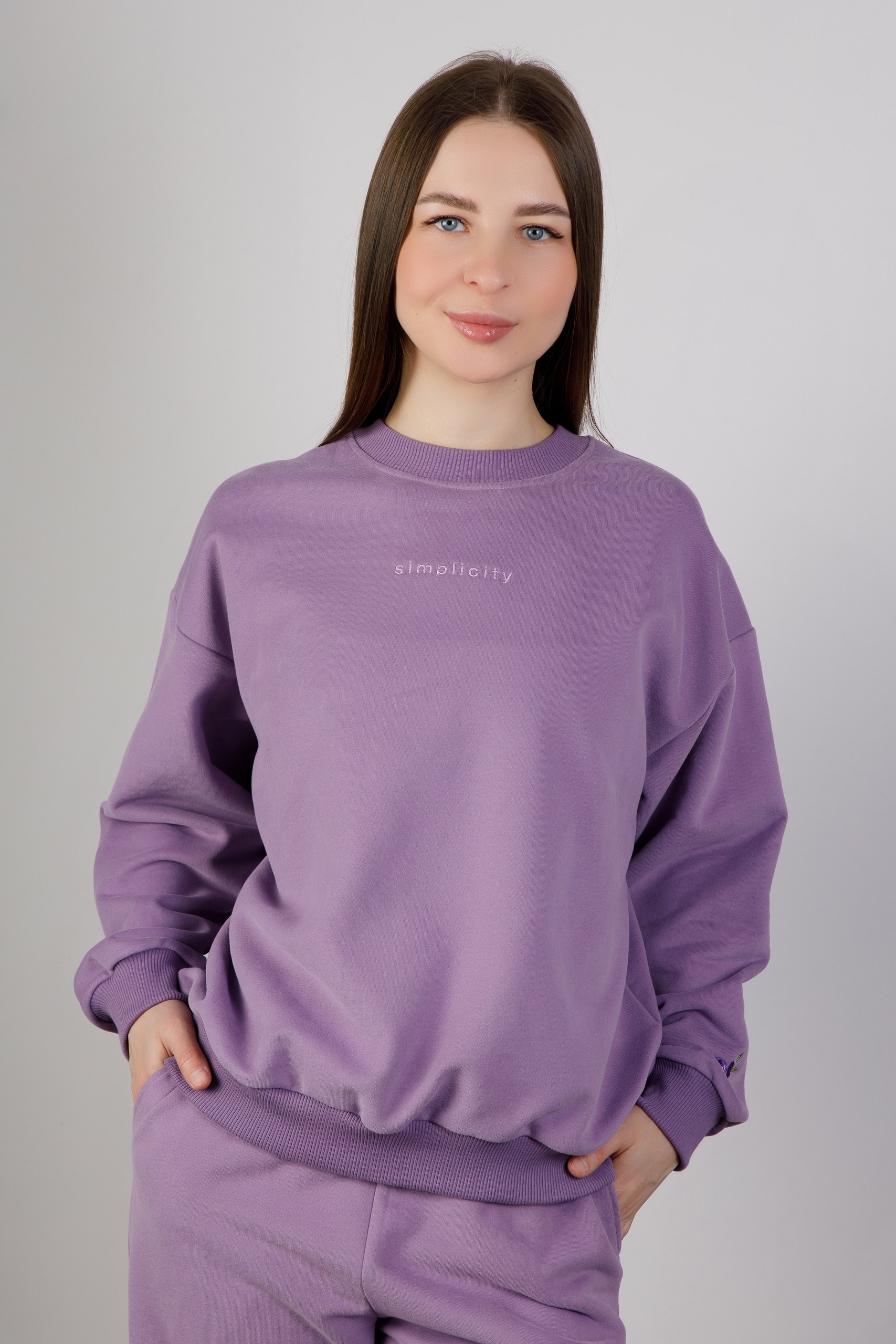 картинка Джемпер женский "Свон" (лиловый) от магазина Одежда+
