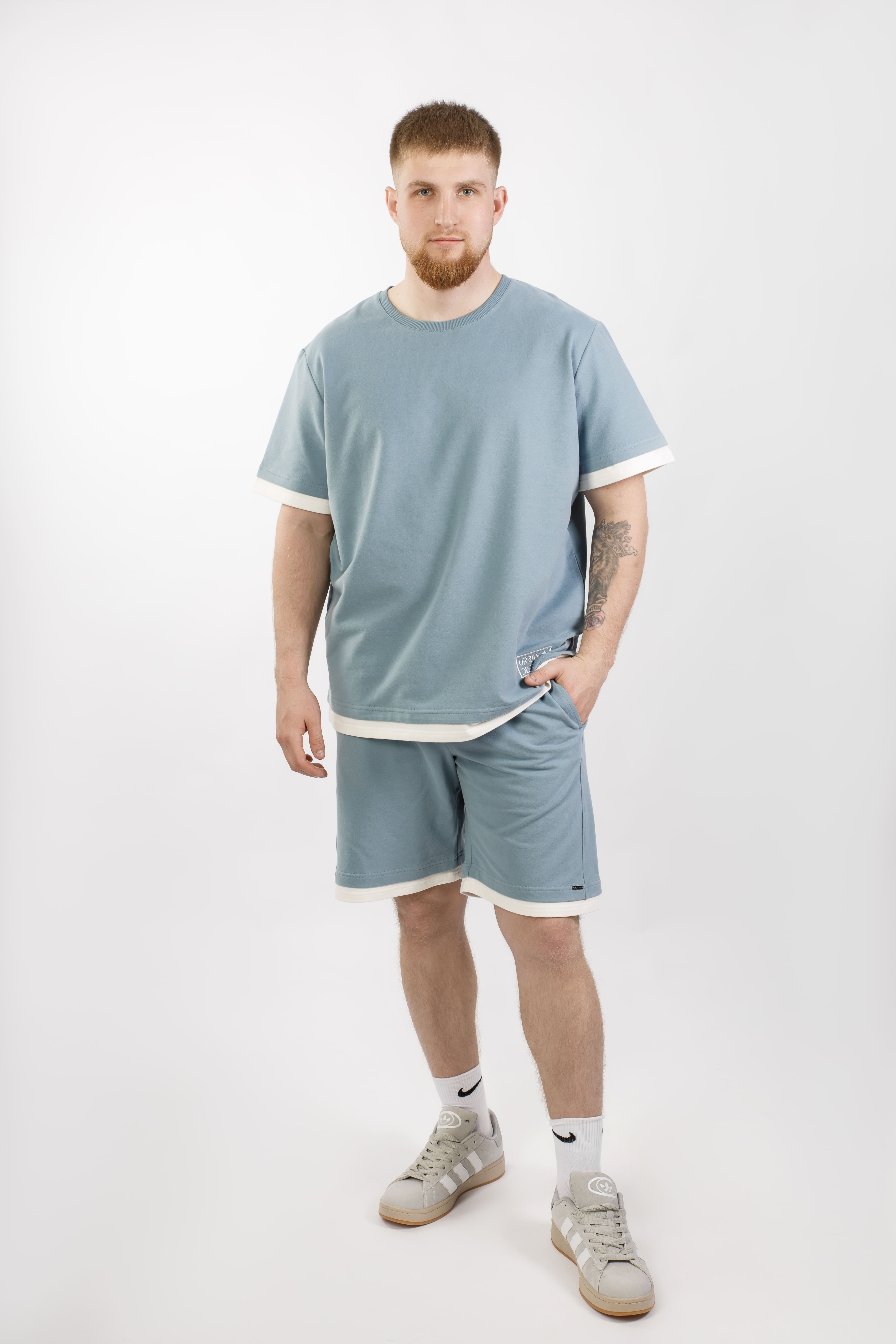 картинка Джемпер мужской "Марат" (серо-мятный) от магазина Одежда+