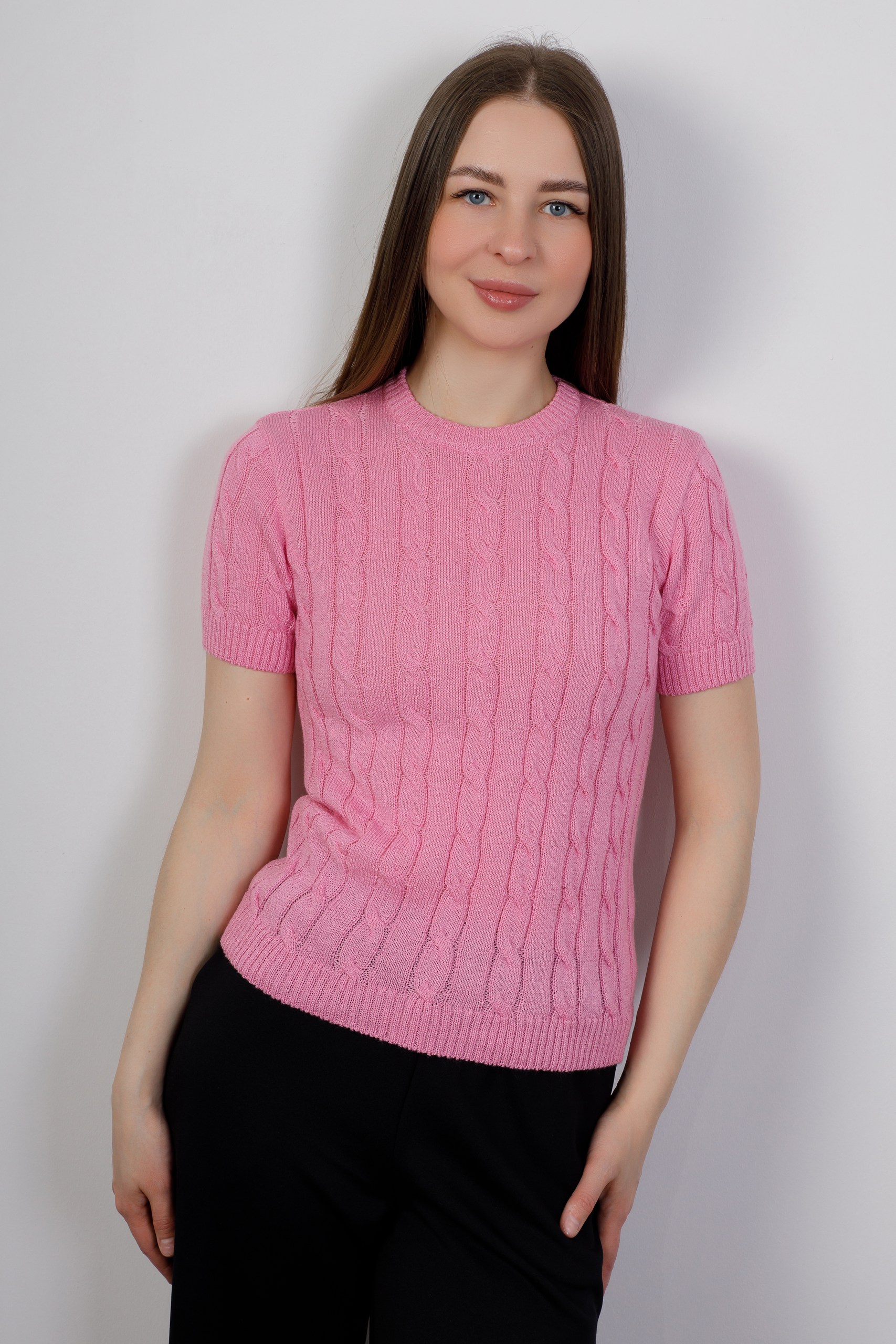 картинка Джемпер женский «Татьяна-2» (розовый) от магазина Одежда+