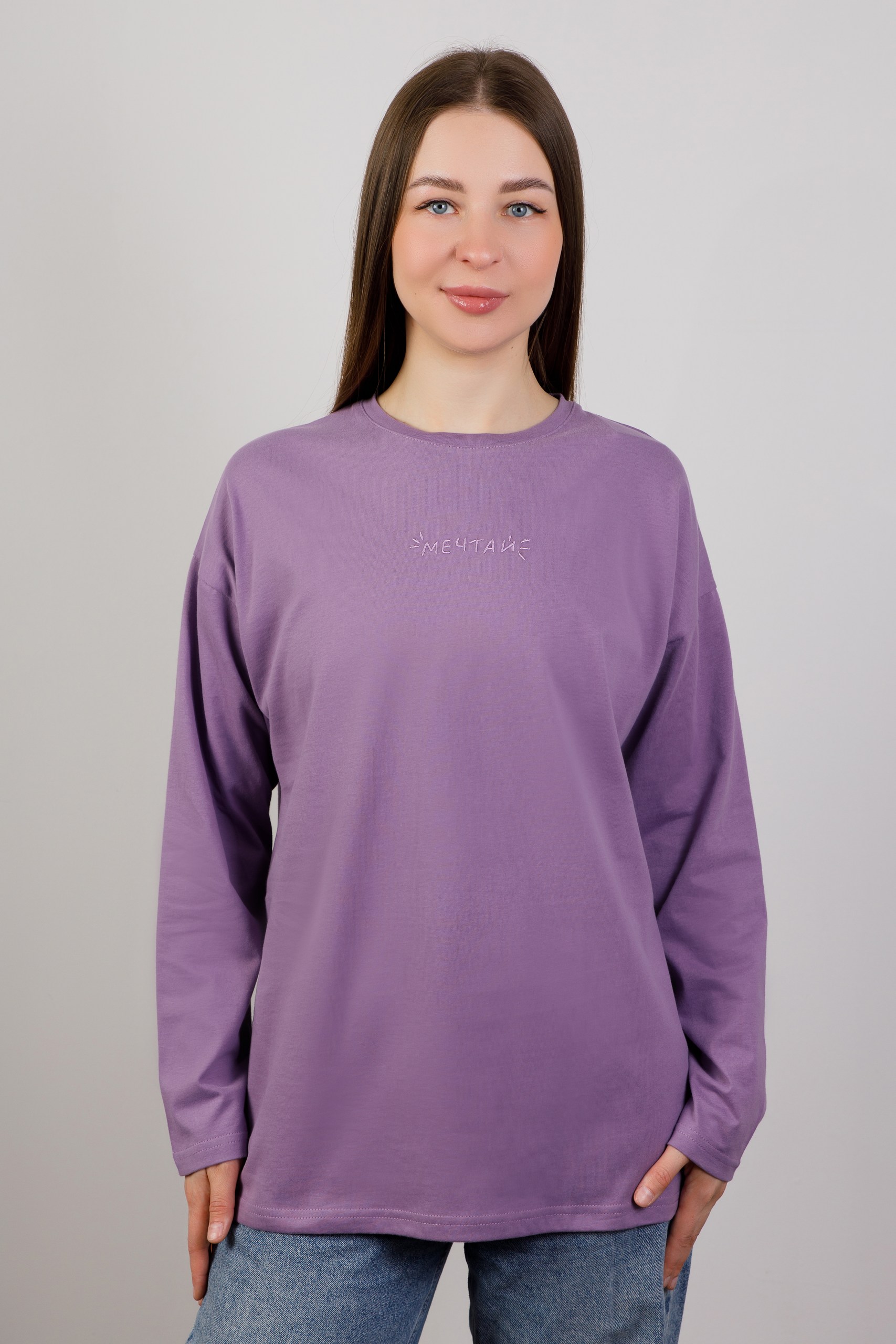 картинка Джемпер женский «Инка» (светло-сиреневый) от магазина Одежда+