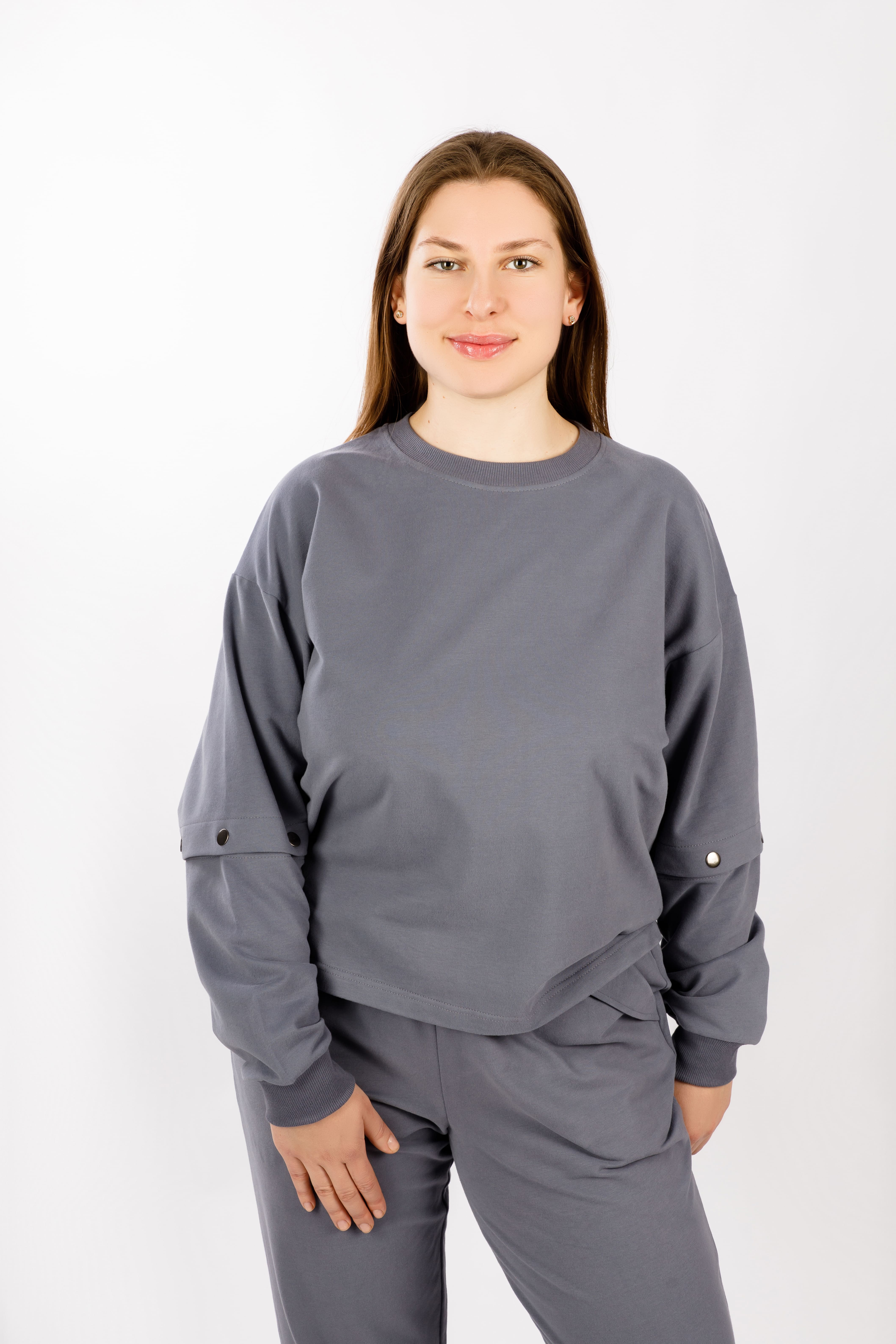 картинка Комплект женский «Эльви-2» (серый) от магазина Одежда+