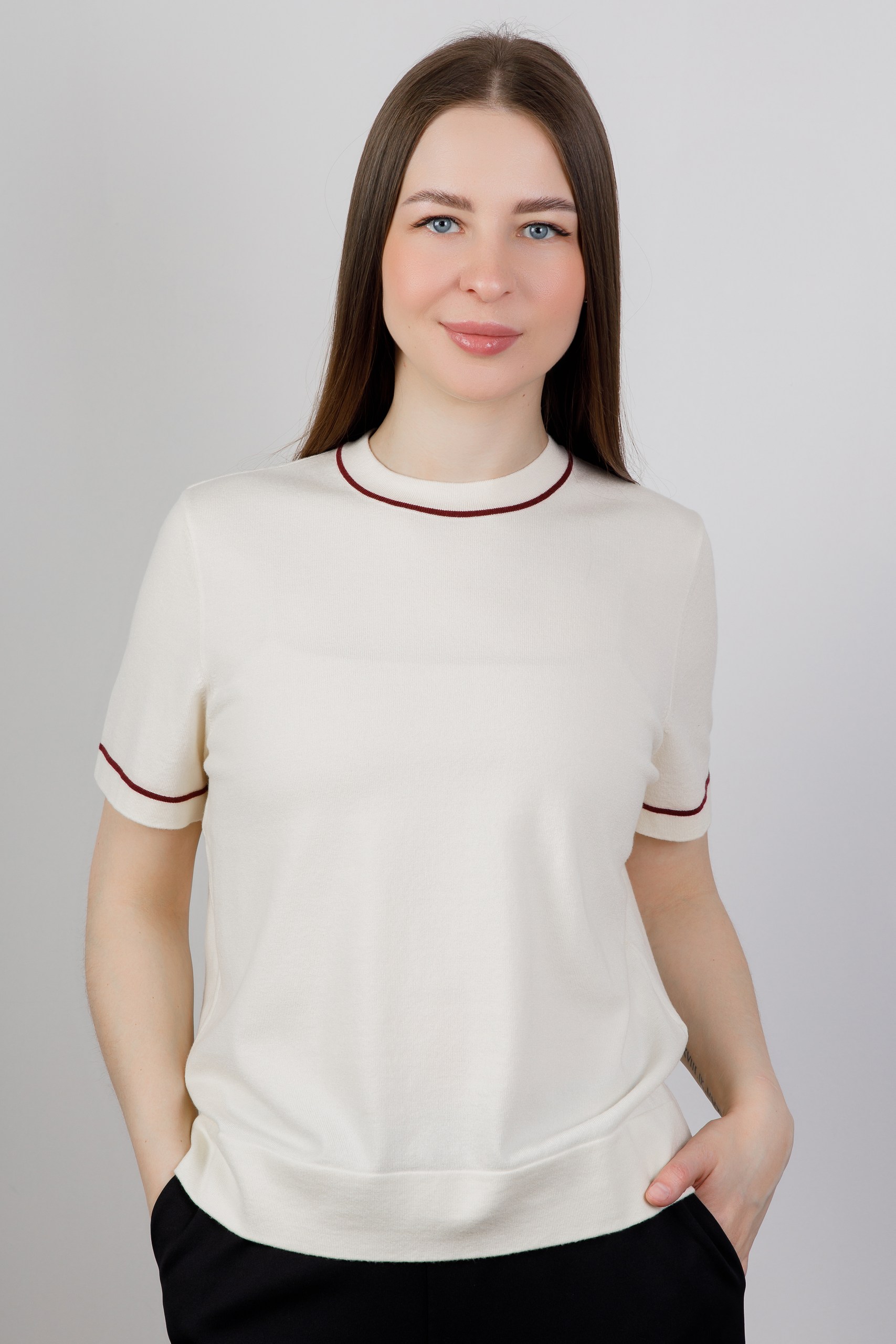 картинка Джемпер женский «Кантри» (молочный) от магазина Одежда+