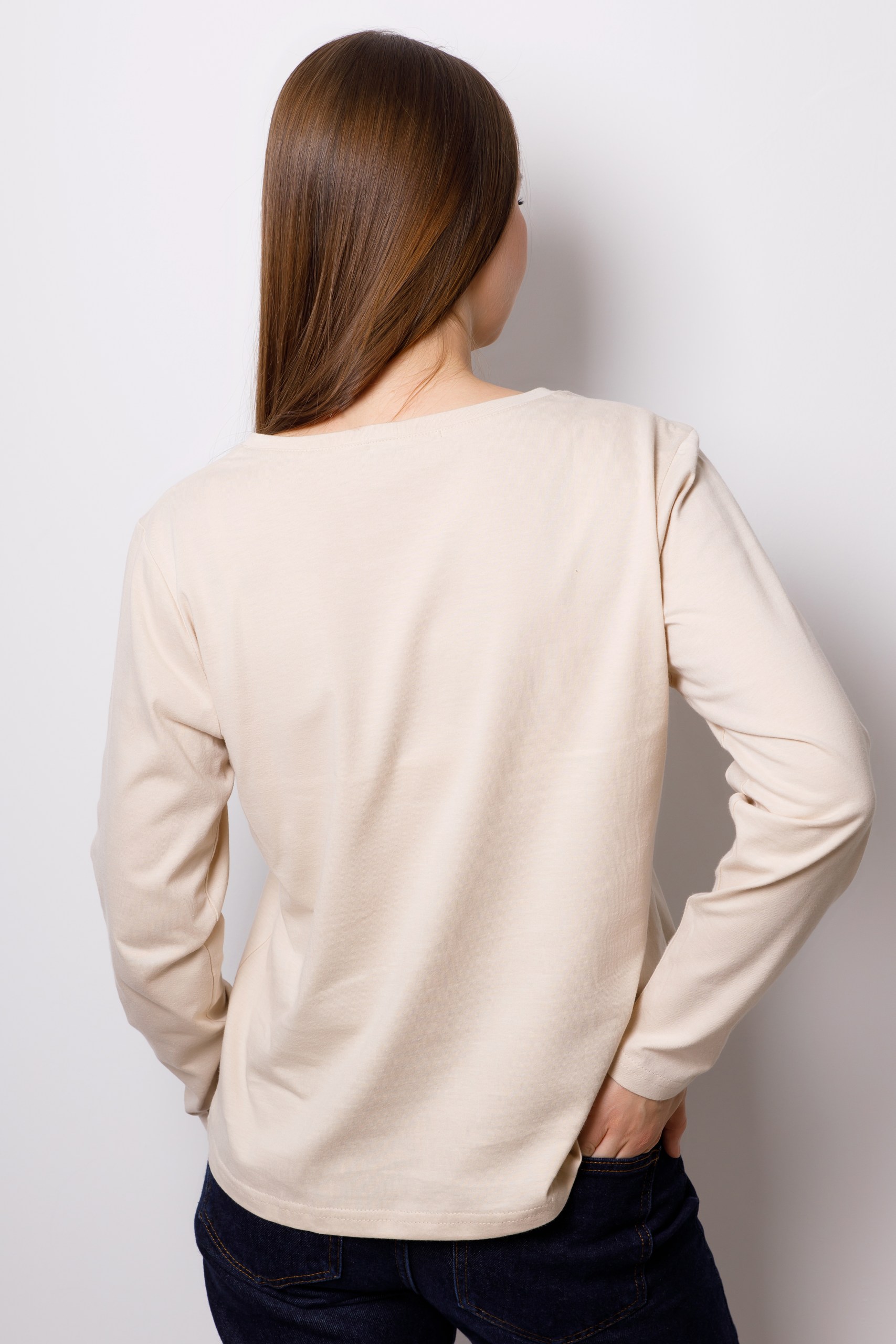 картинка Джемпер женский «Лиза» (светло-бежевый) от магазина Одежда+