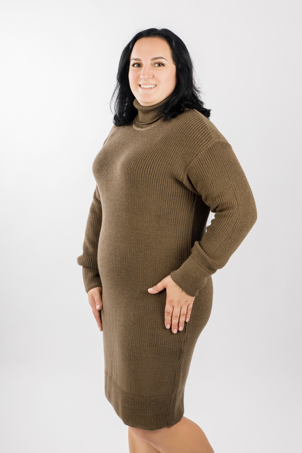 картинка Платье «Лана» (светло-коричневый)   от магазина Одежда+