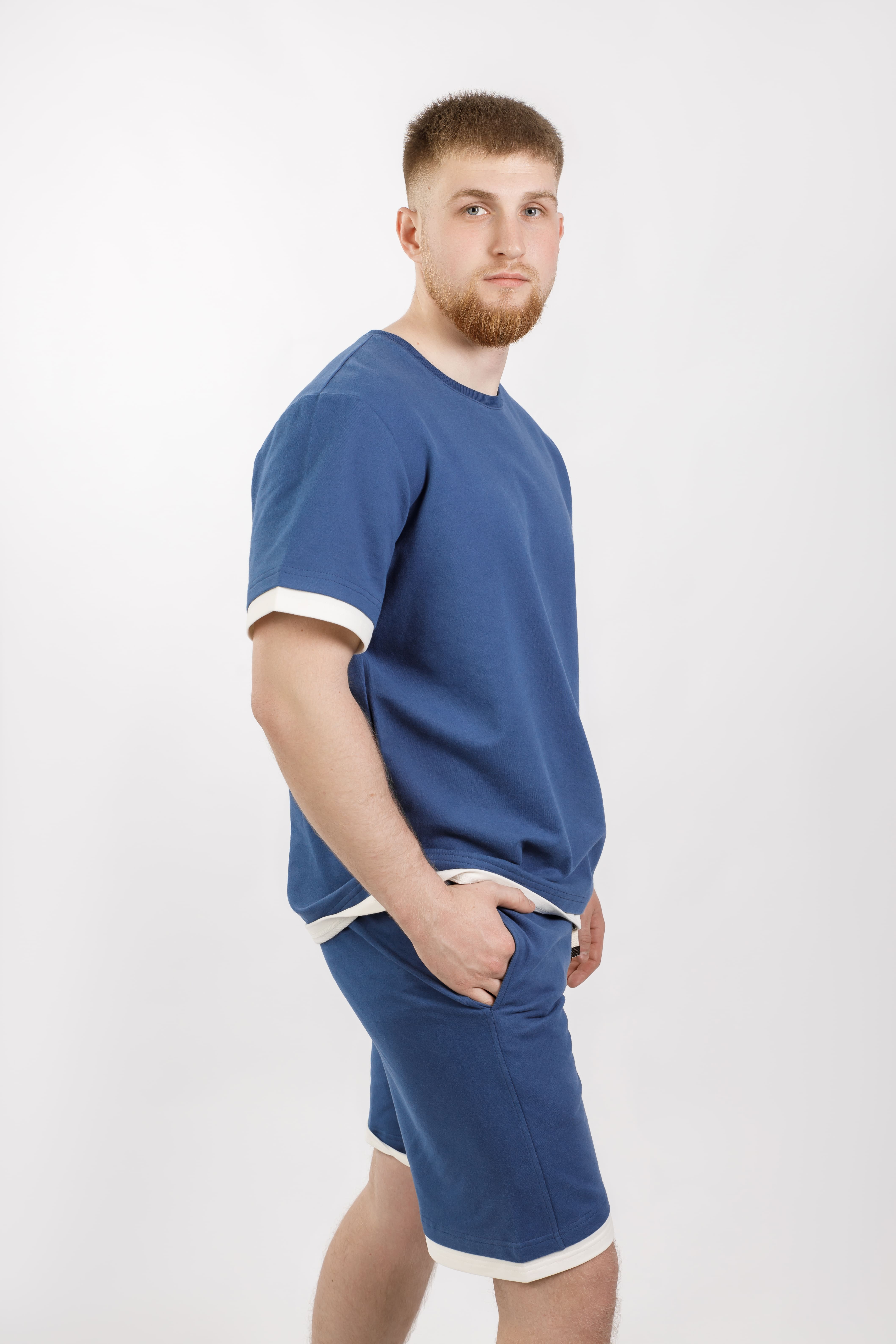 картинка Джемпер мужской "Марат" (индиго) от магазина Одежда+