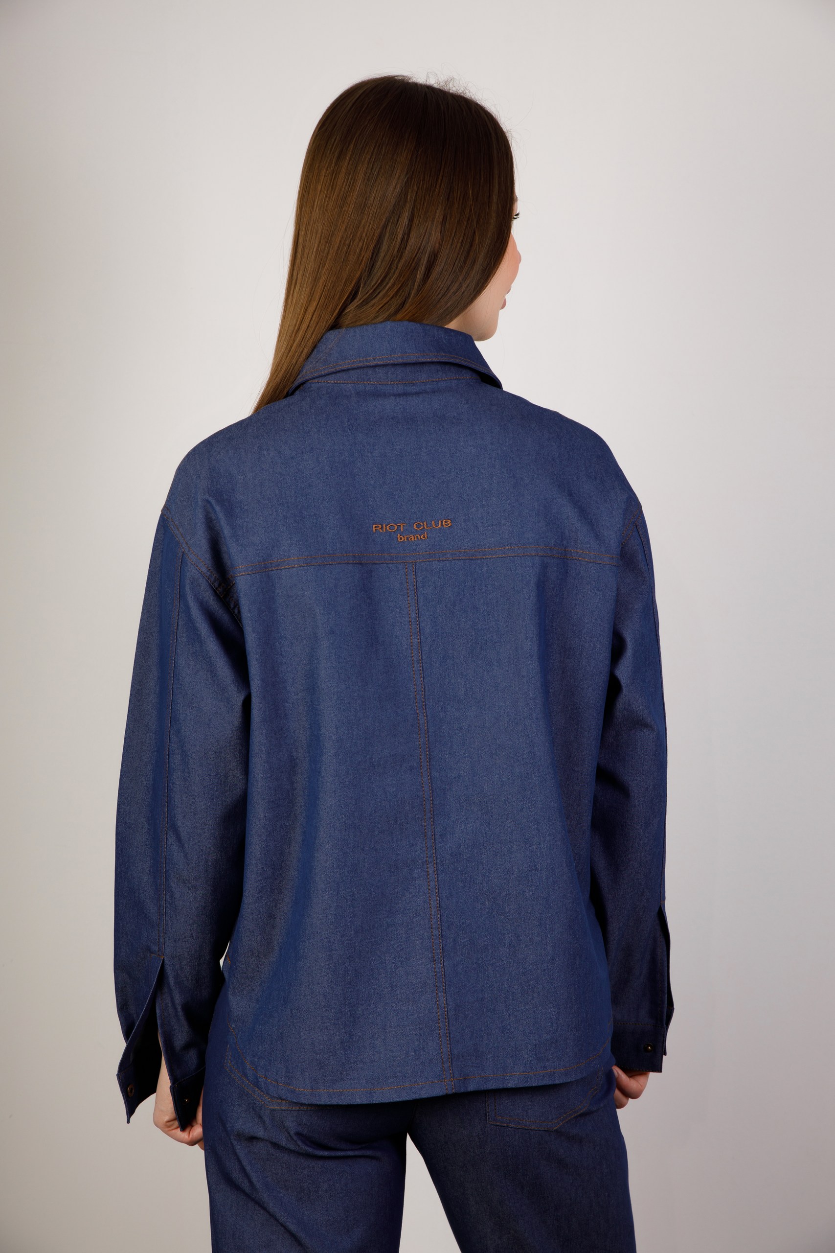 картинка Жакет женский "RIOT-джинс" (темно-синий) от магазина Одежда+