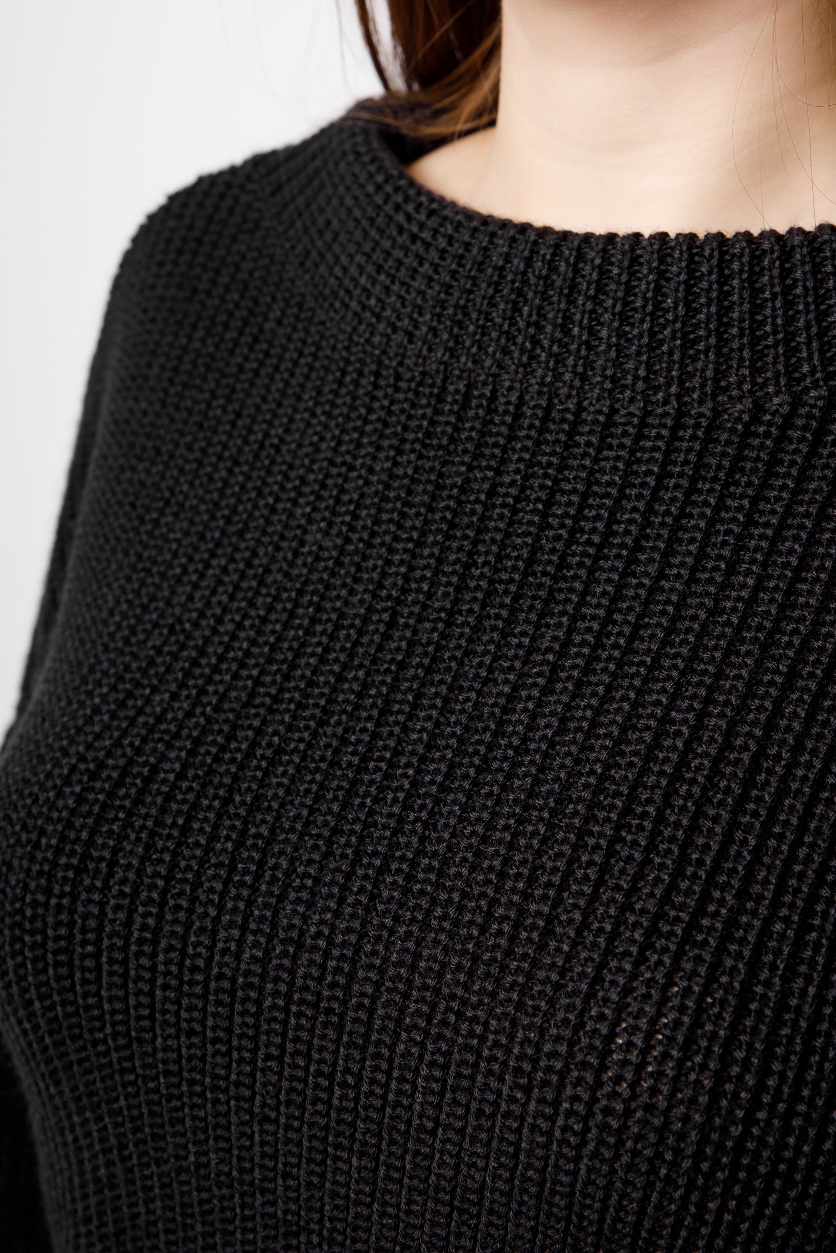 картинка Джемпер женский "Леона" (черный) от магазина Одежда+