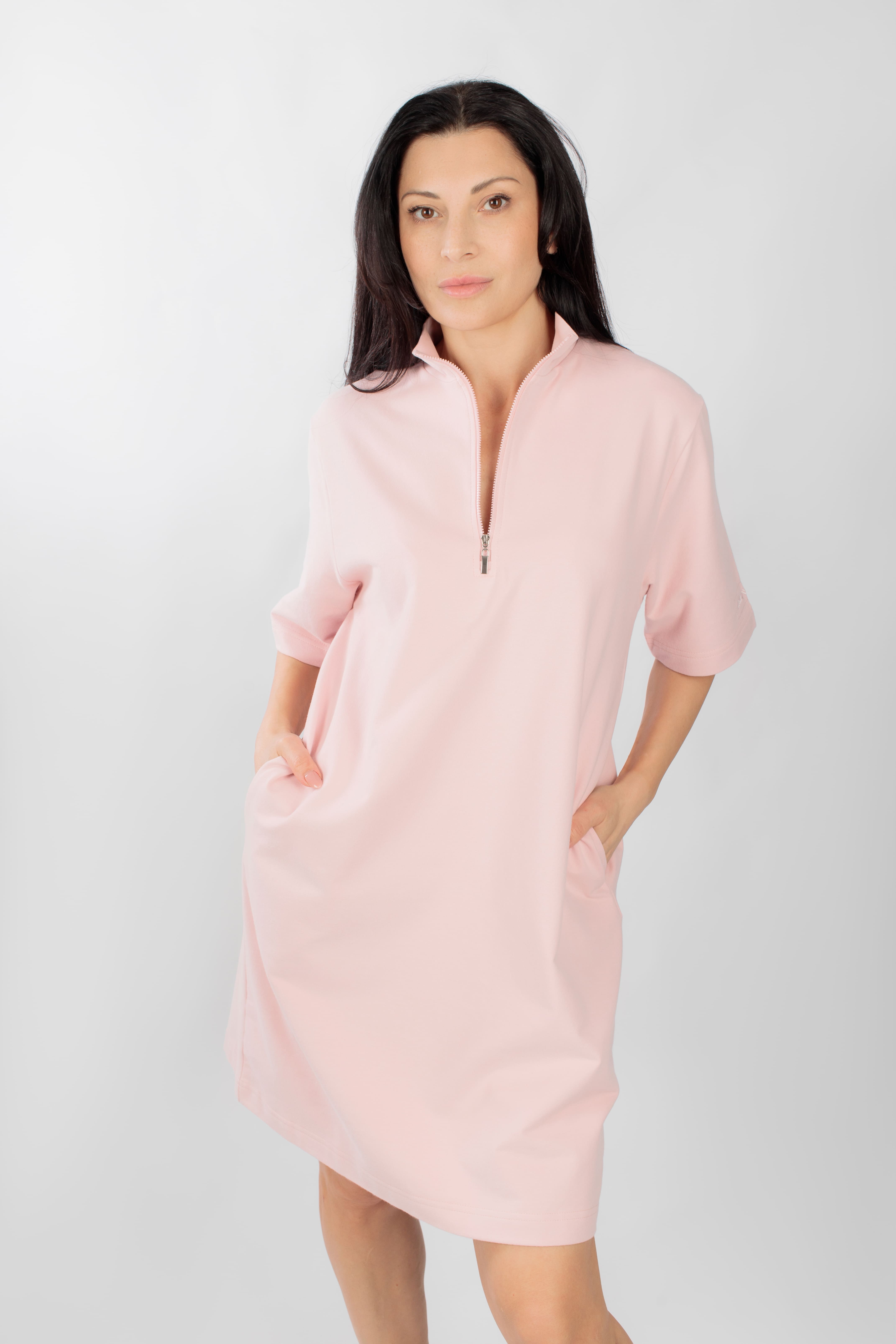 картинка Платье «Нелли» (пепельно-розовый)   от магазина Одежда+