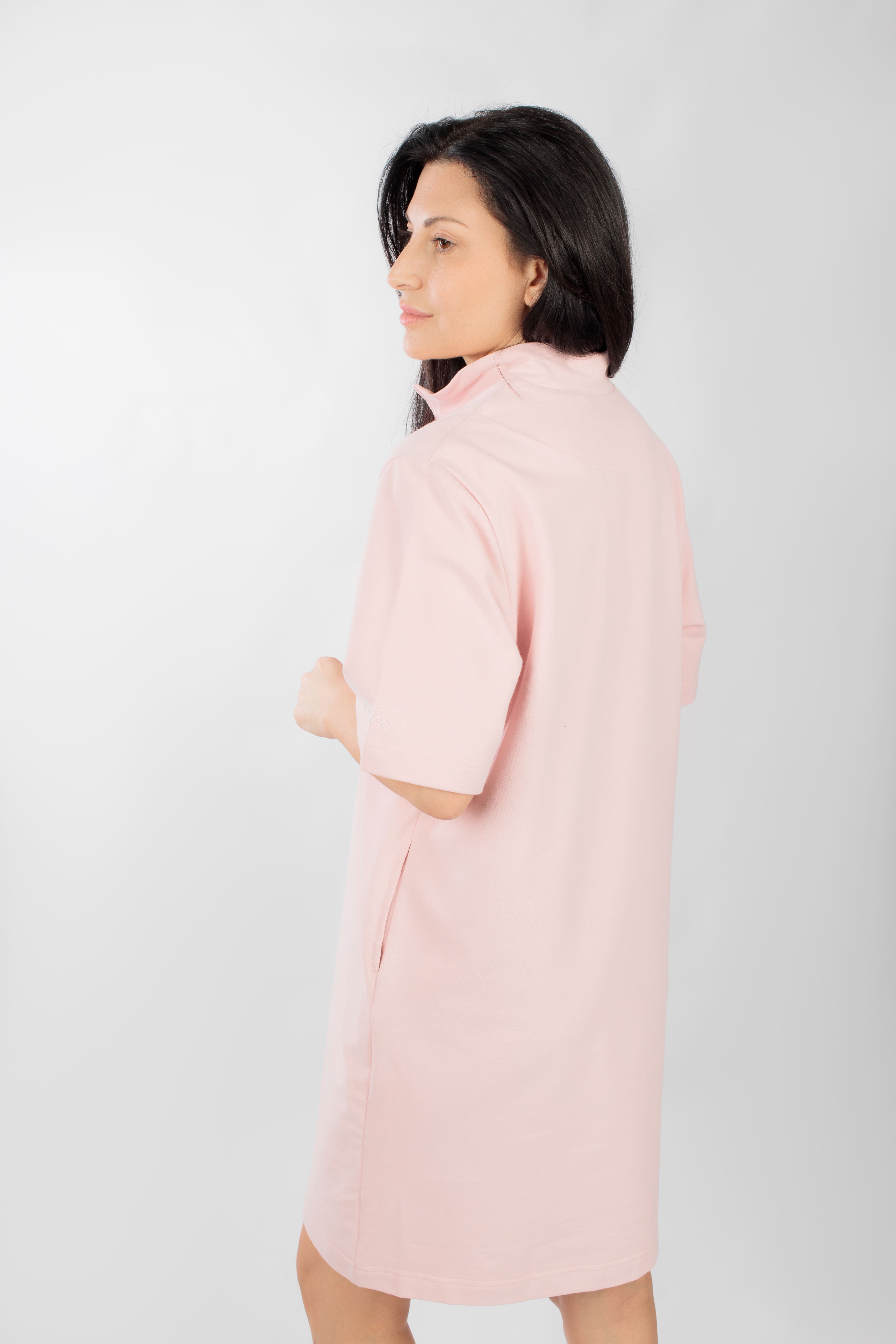 картинка Платье «Нелли» (пепельно-розовый)   от магазина Одежда+