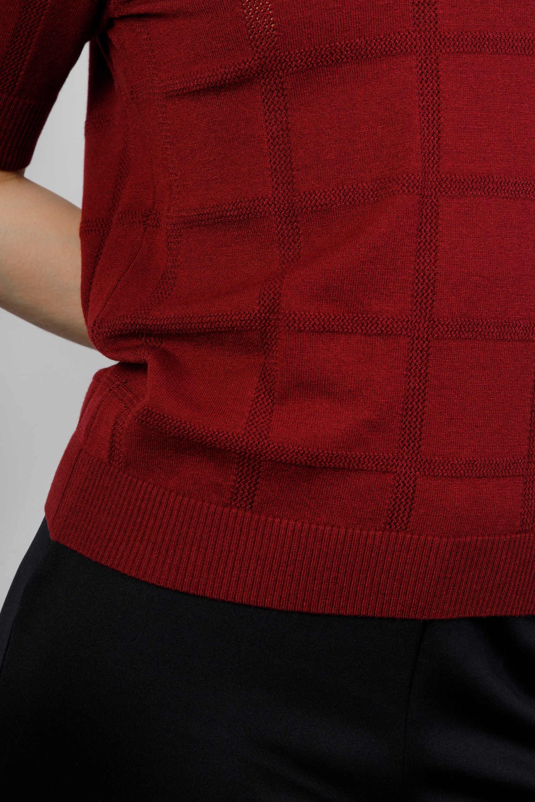 картинка Джемпер женский «Милана» (бордовый) от магазина Одежда+