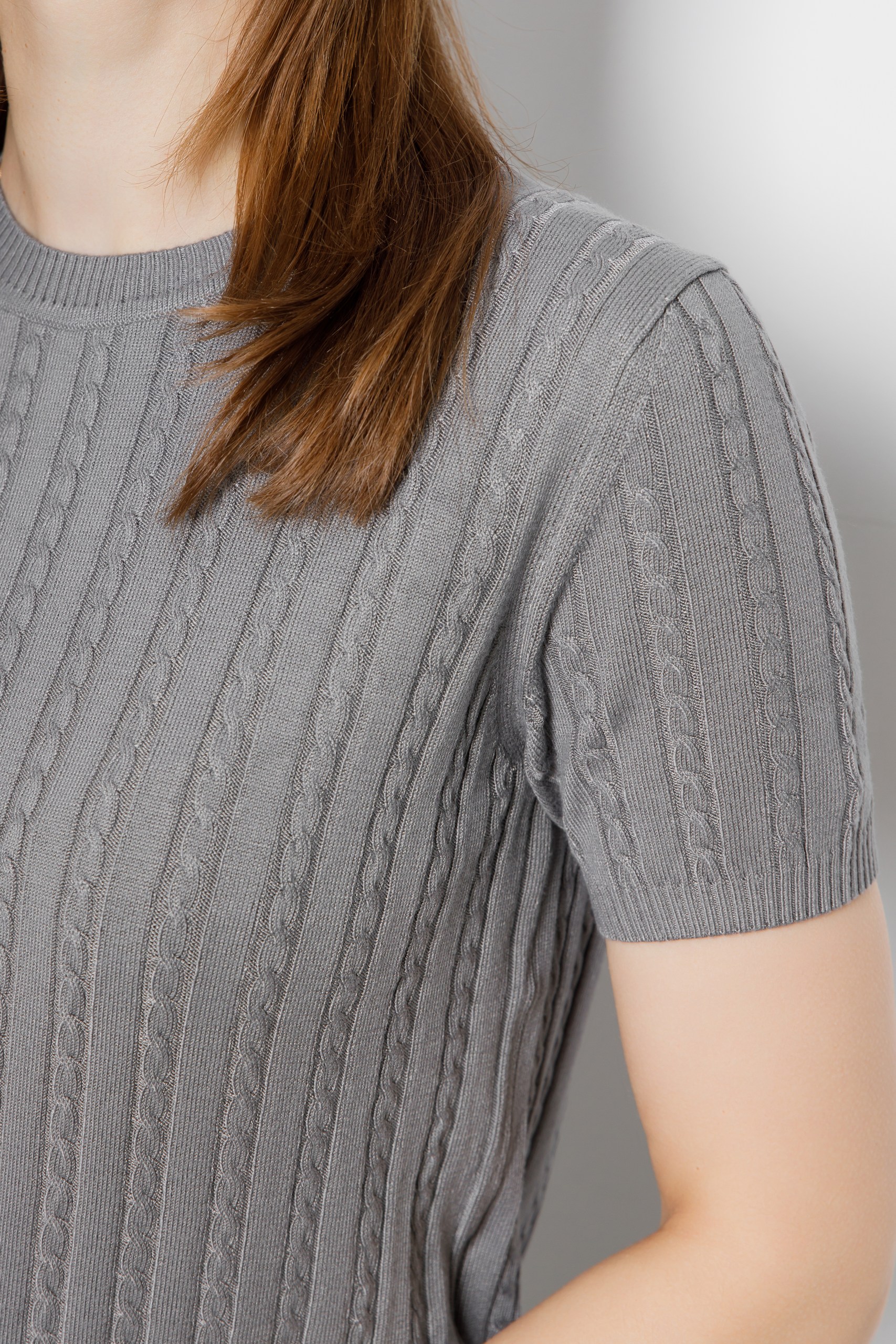 картинка Джемпер женский «Лирика» (серый) от магазина Одежда+