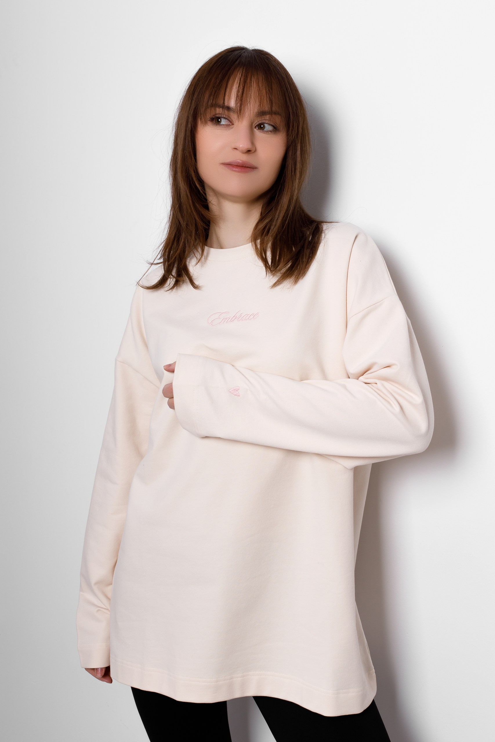 картинка Джемпер женский «Эва» (светло-бежевый) от магазина Одежда+