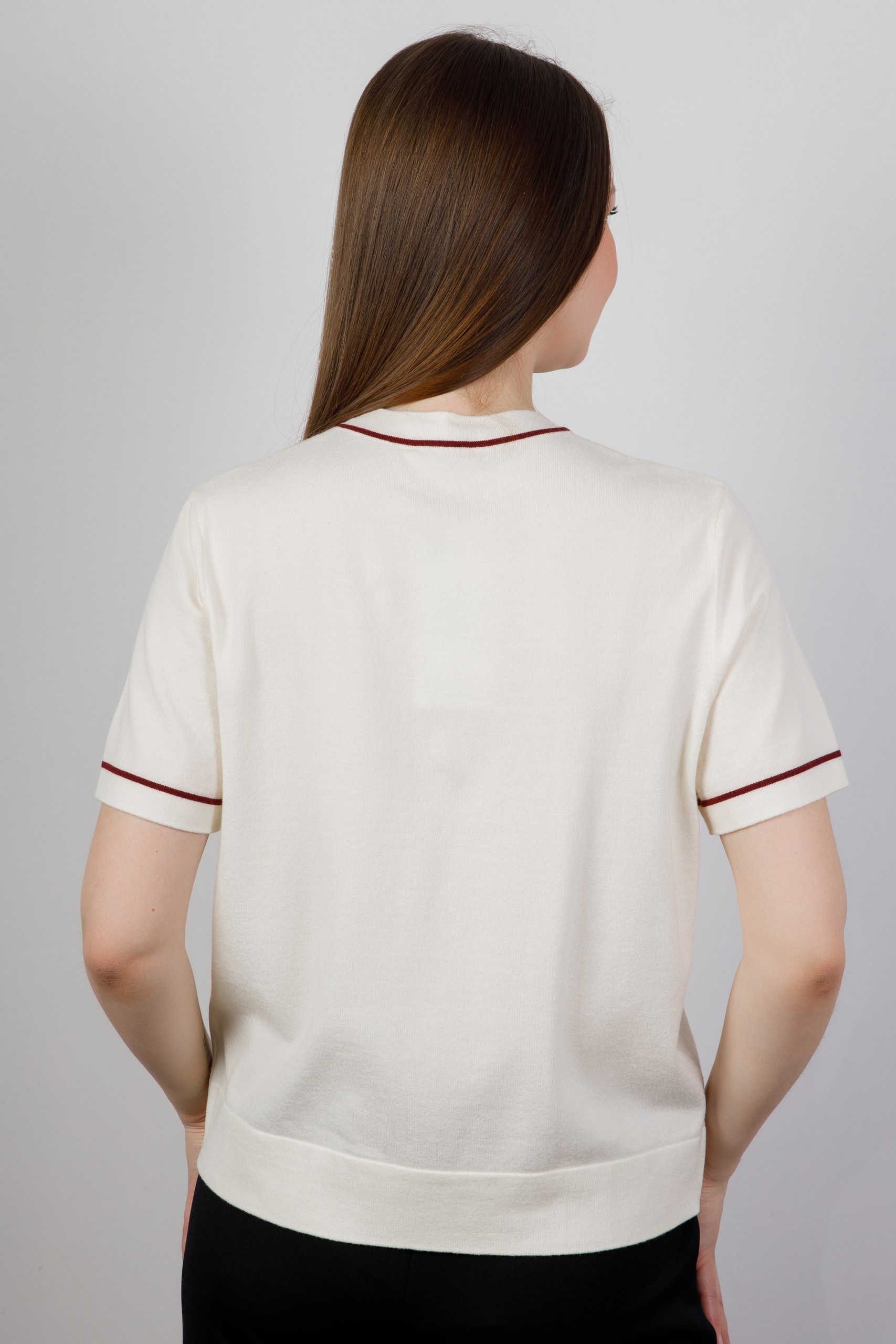 картинка Джемпер женский «Кантри» (молочный) от магазина Одежда+