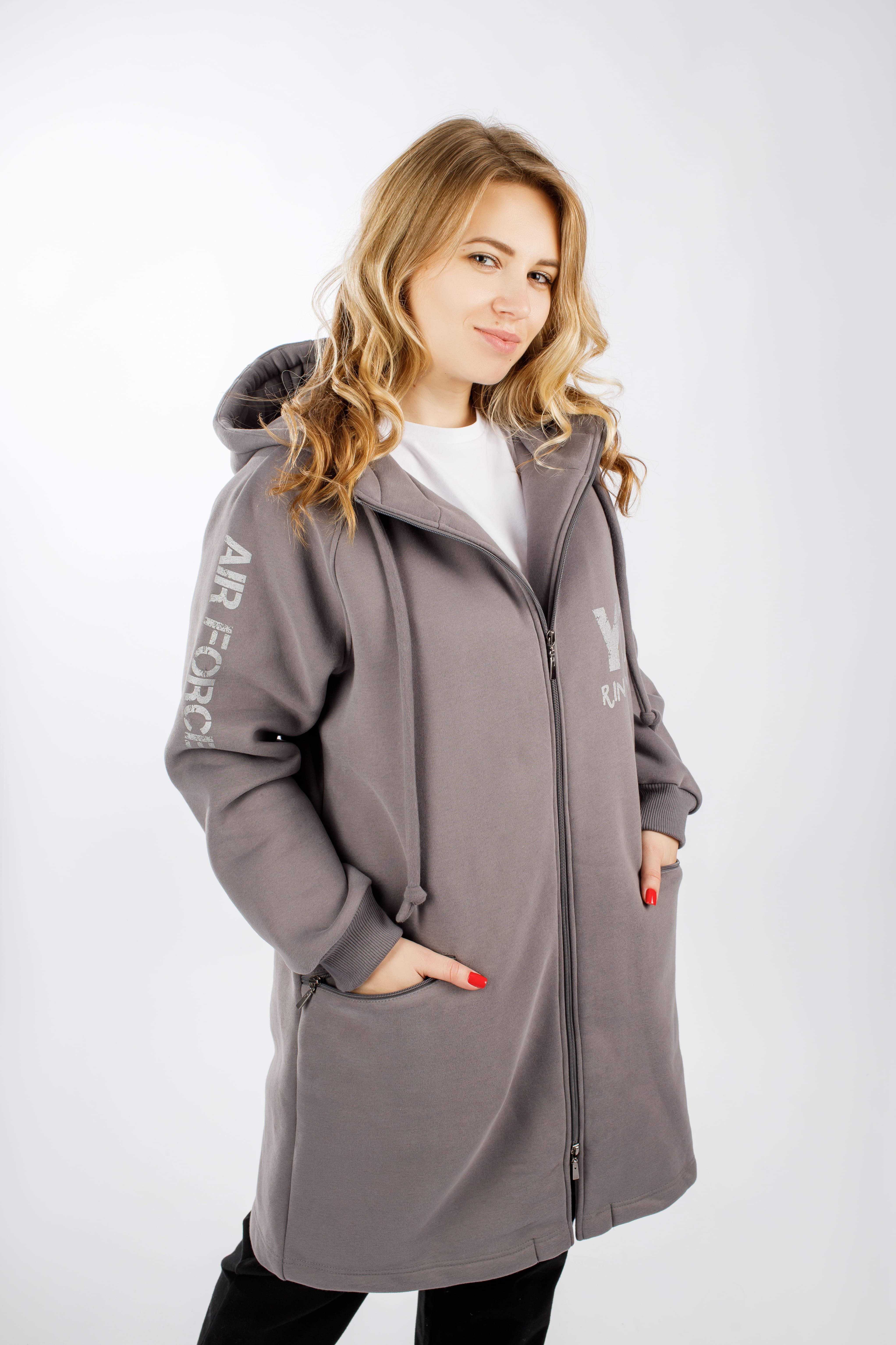 картинка Жакет женский "Элла" (серый) от магазина Одежда+