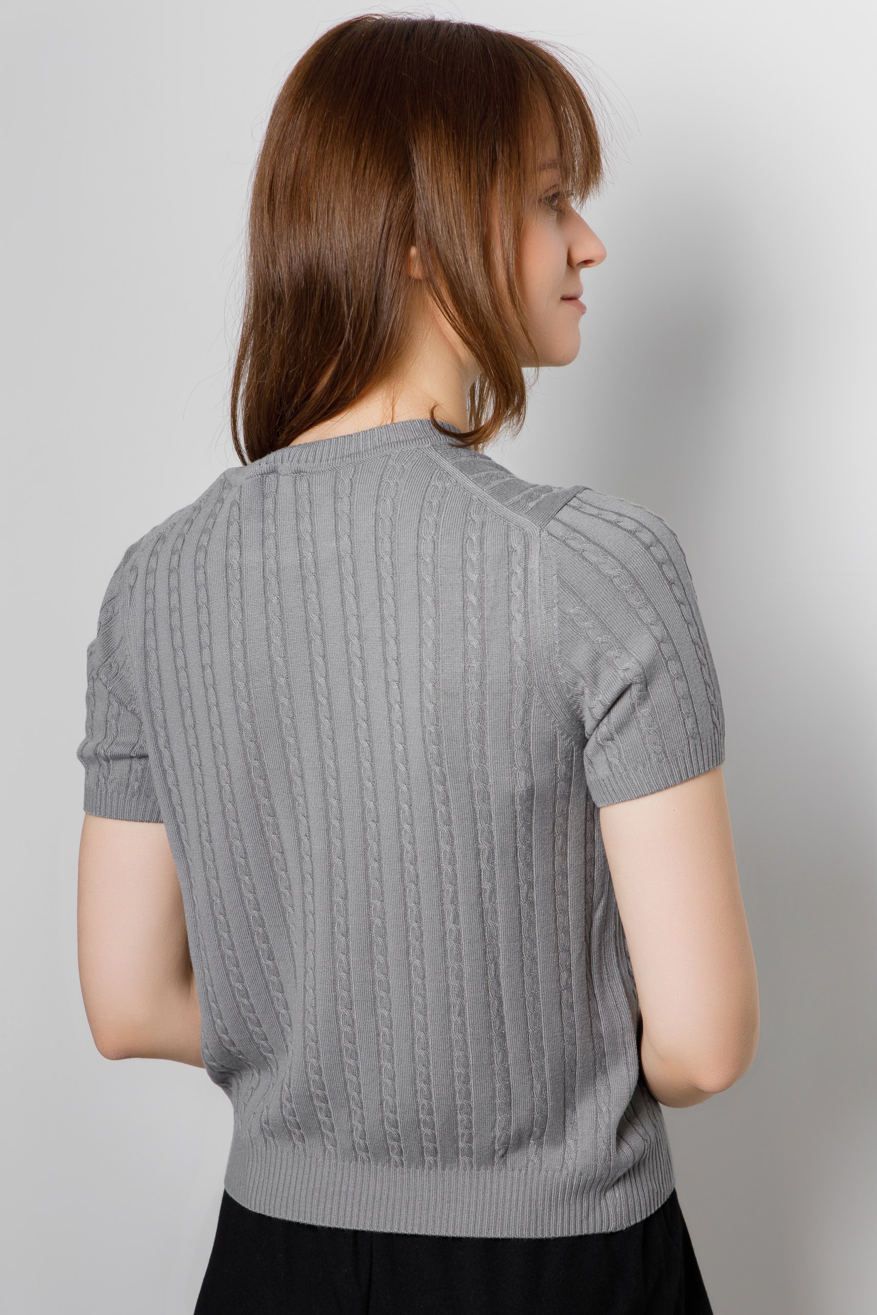 картинка Джемпер женский «Лирика» (серый) от магазина Одежда+