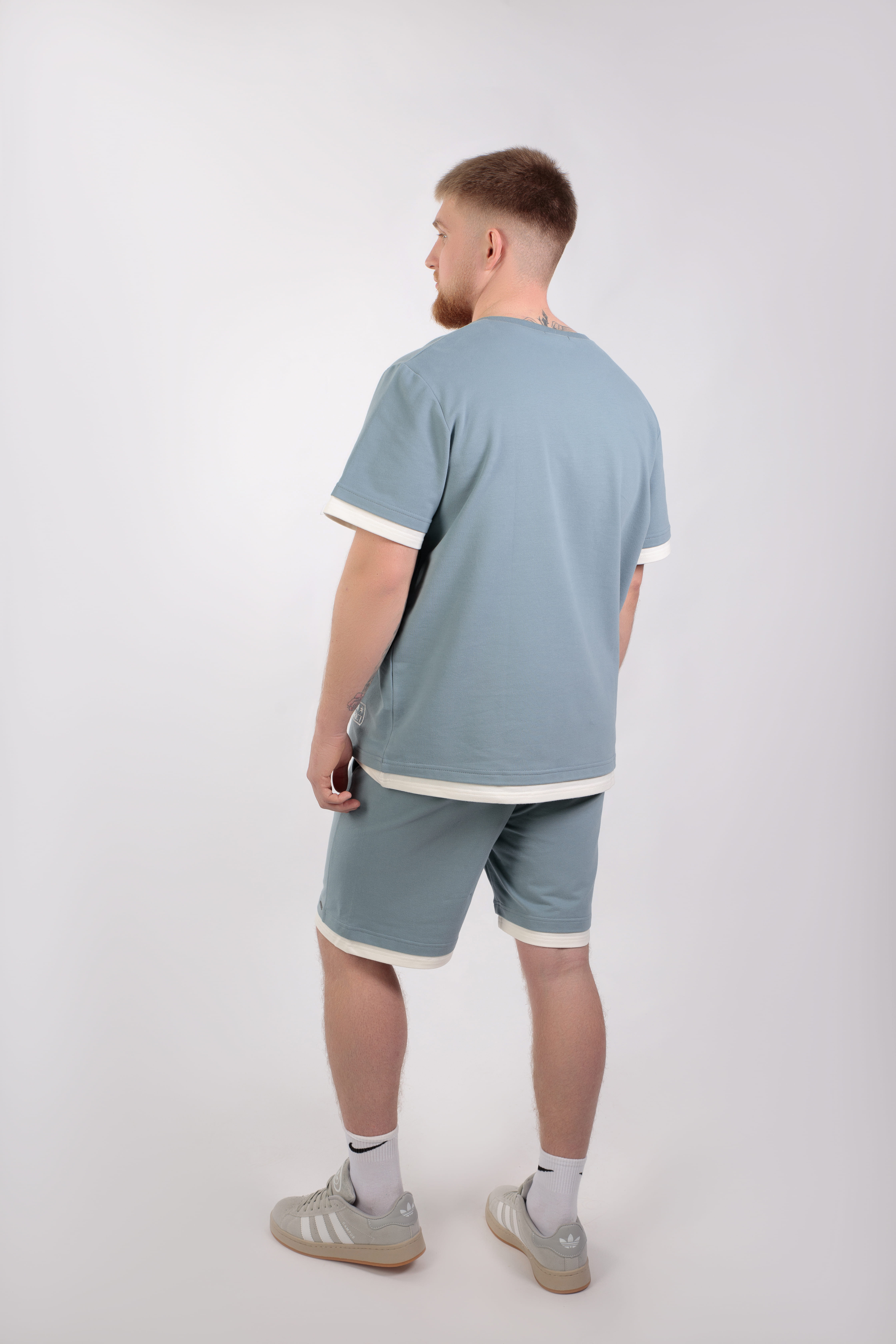 картинка Джемпер мужской "Марат" (серо-мятный) от магазина Одежда+