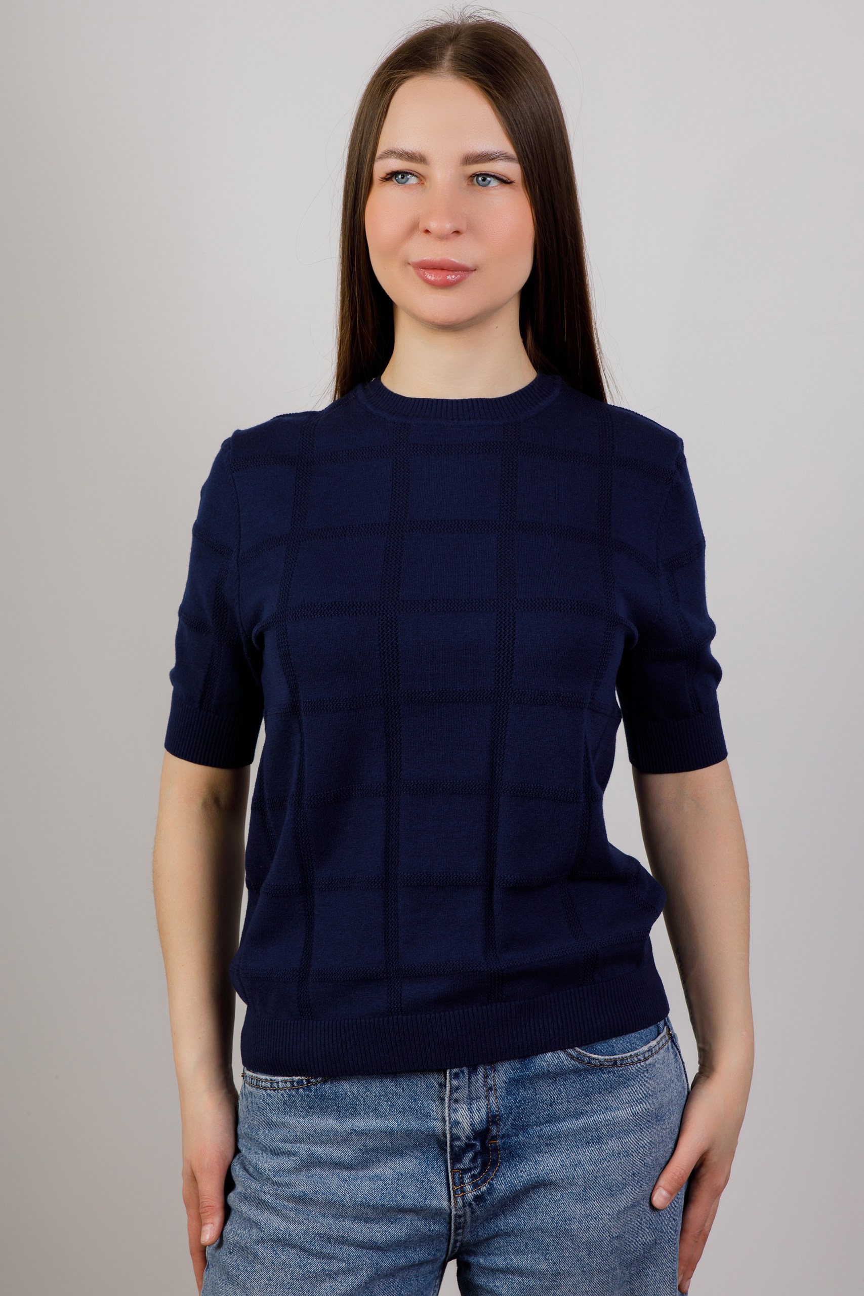 картинка Джемпер женский «Милана» (синий) от магазина Одежда+