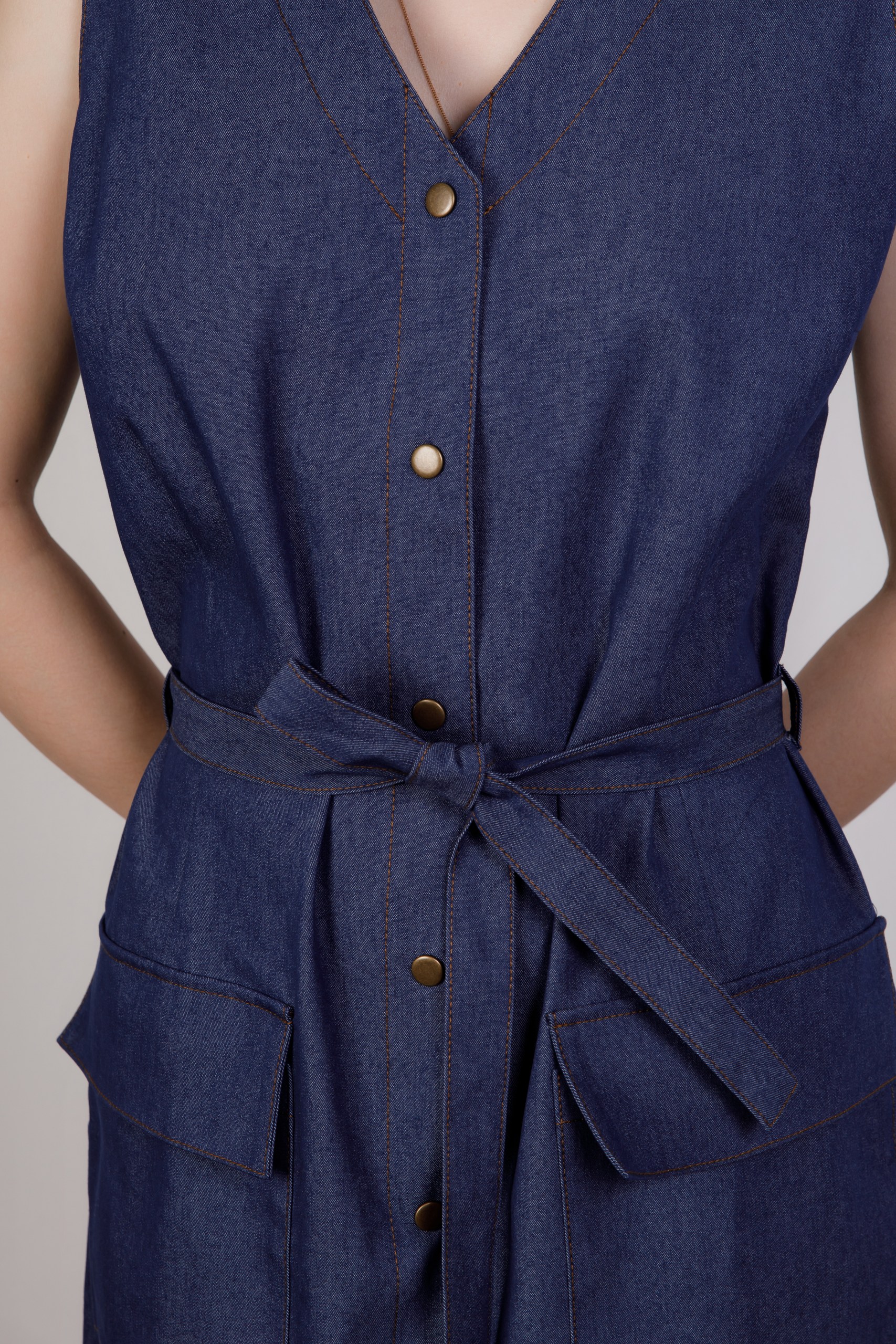 картинка Платье «Riot-джинс» (темно-синий)   от магазина Одежда+