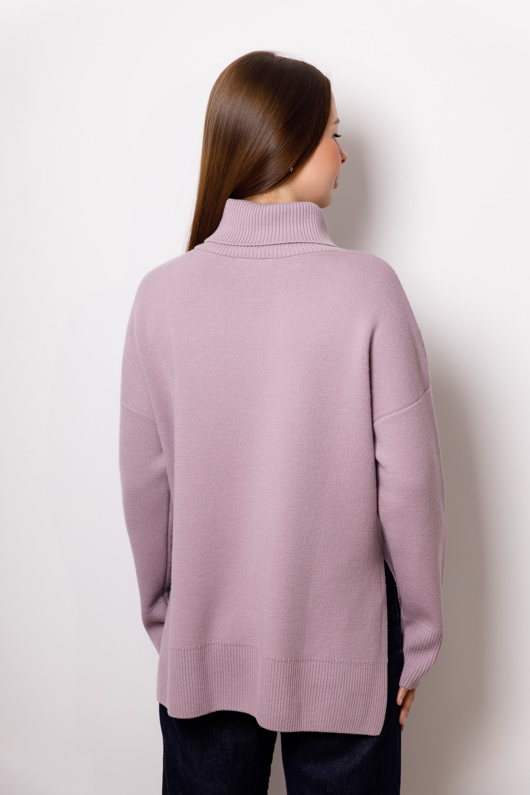 картинка Свитер женский "Катарина" (пепельно-розовый) от магазина Одежда+