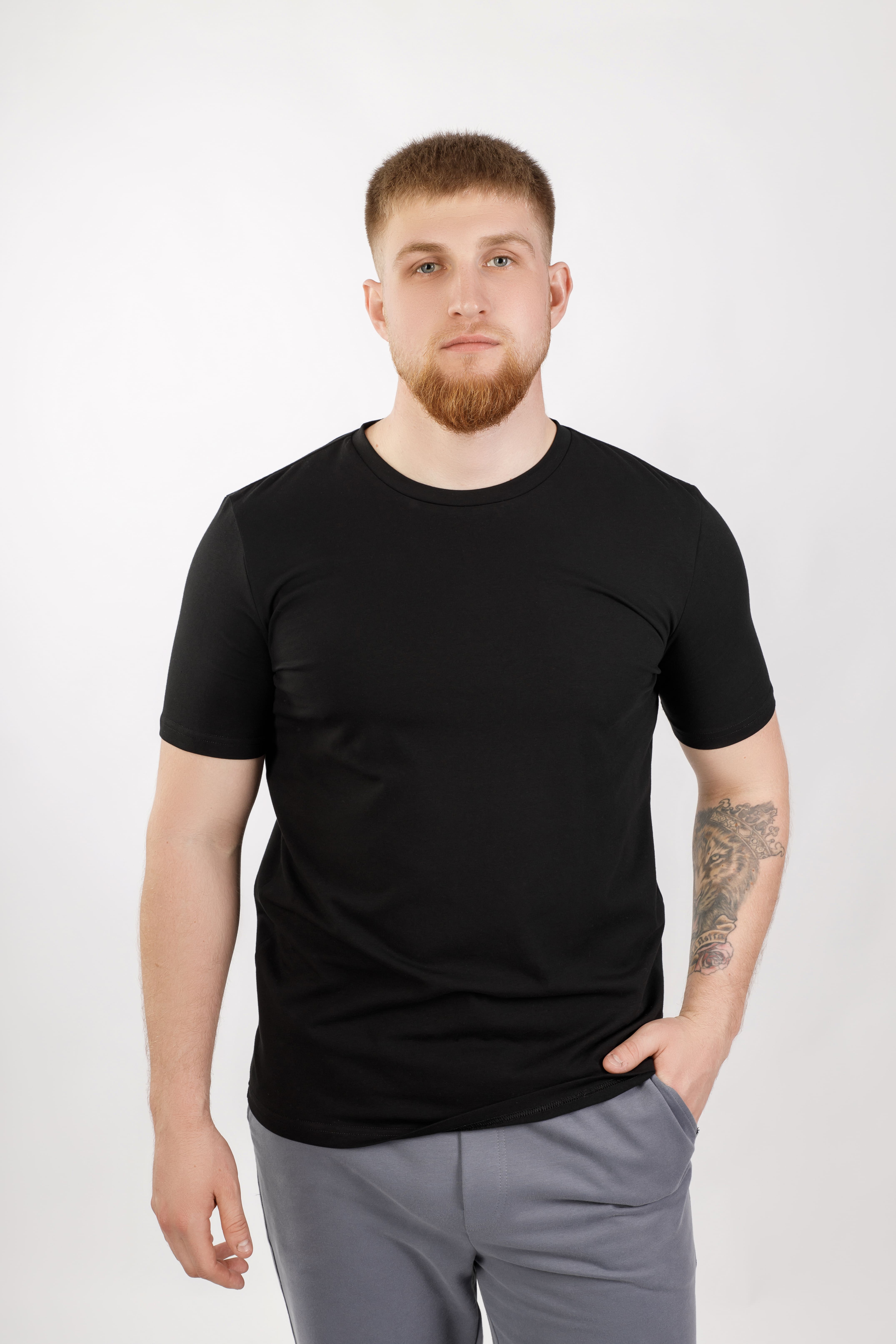 картинка Джемпер мужской "Отто-стрейч" (черный) от магазина Одежда+