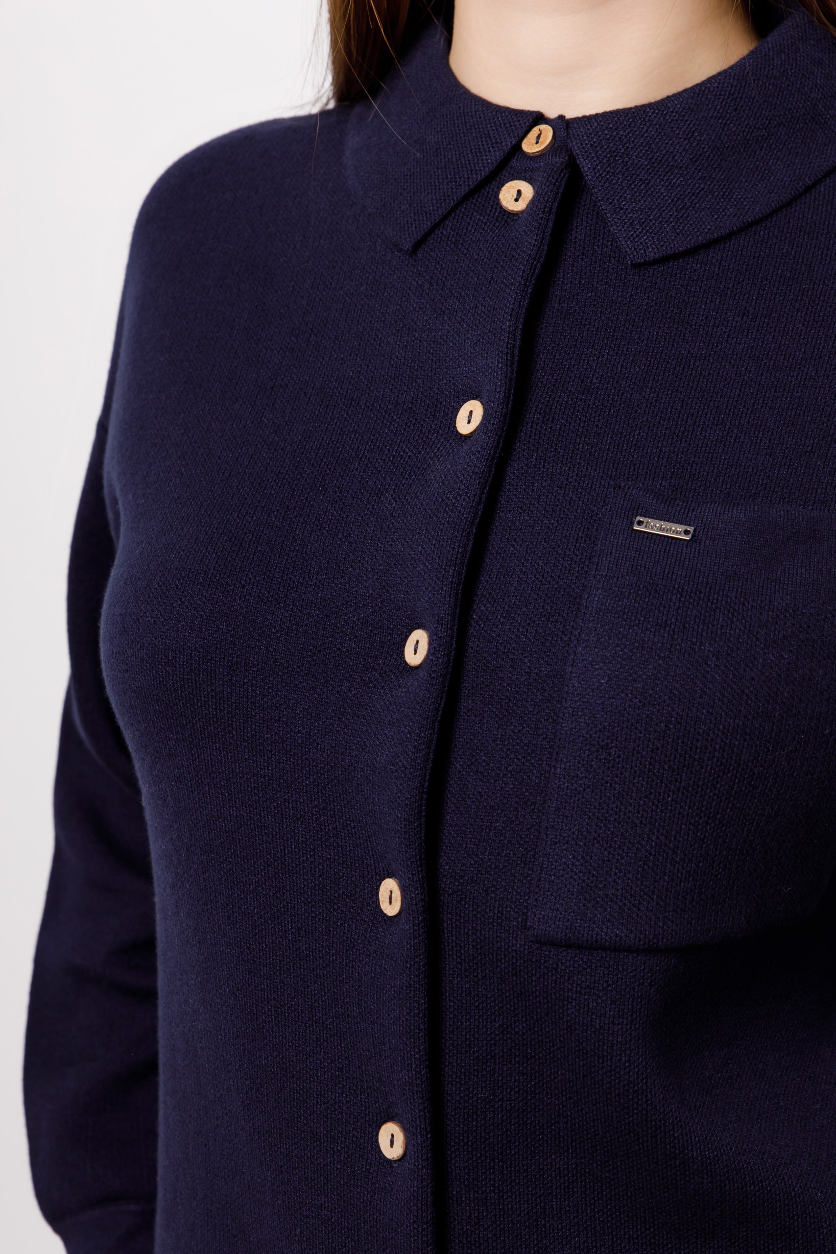 картинка Жакет женский "Мэйлин" (синий) от магазина Одежда+