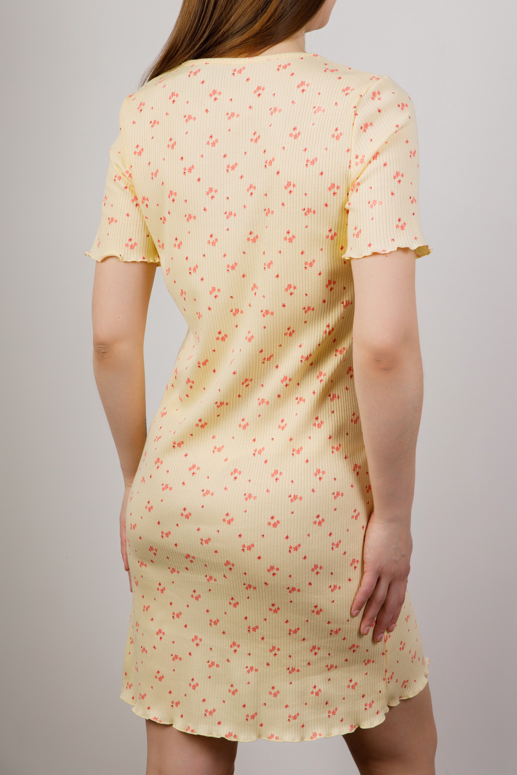 картинка Сорочка «Жасмин-цвет» (цветочки на желтом фоне)   от магазина Одежда+