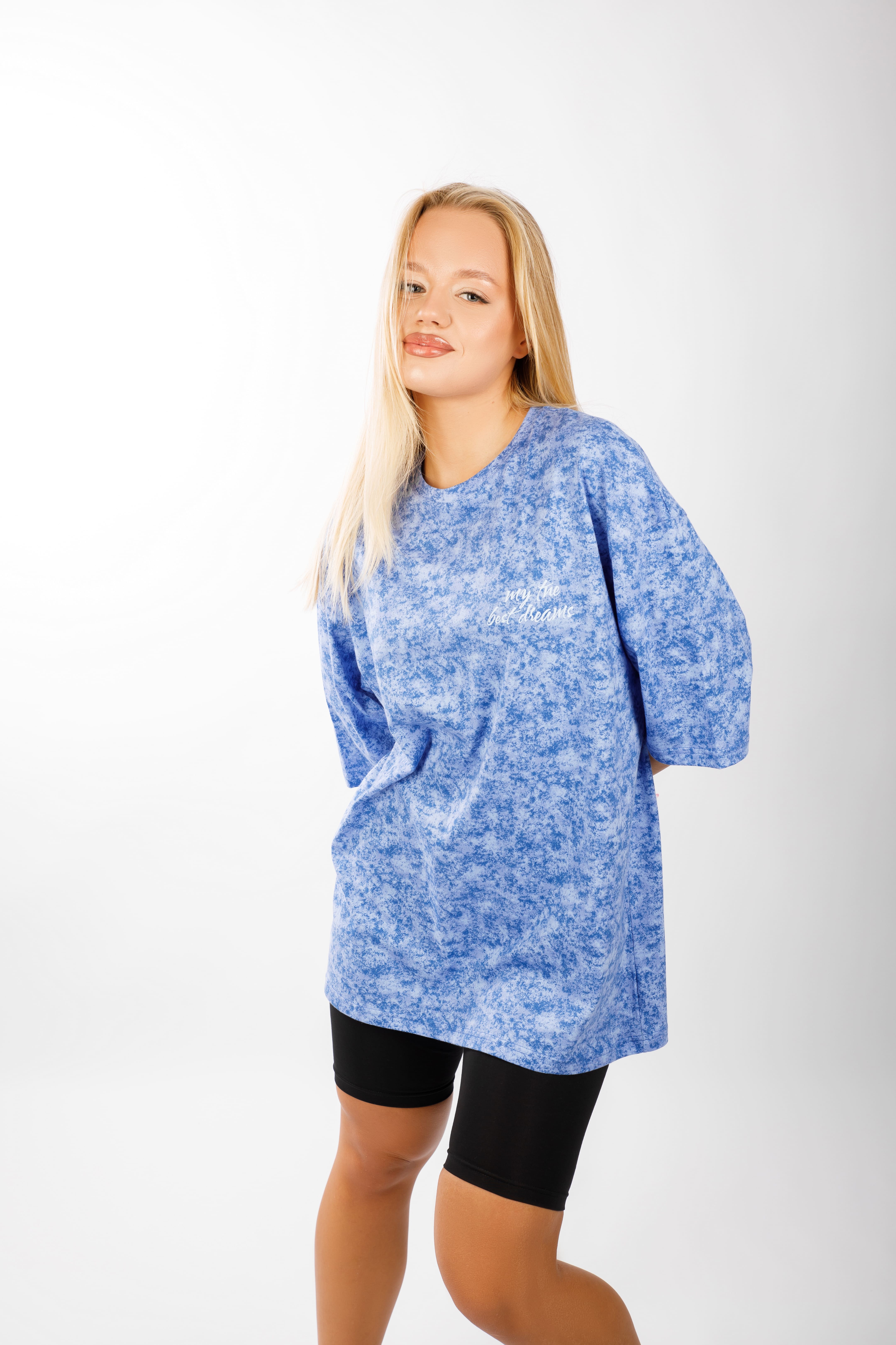 картинка Джемпер женский «Тиона-цвет» (голубой мрамор) от магазина Одежда+