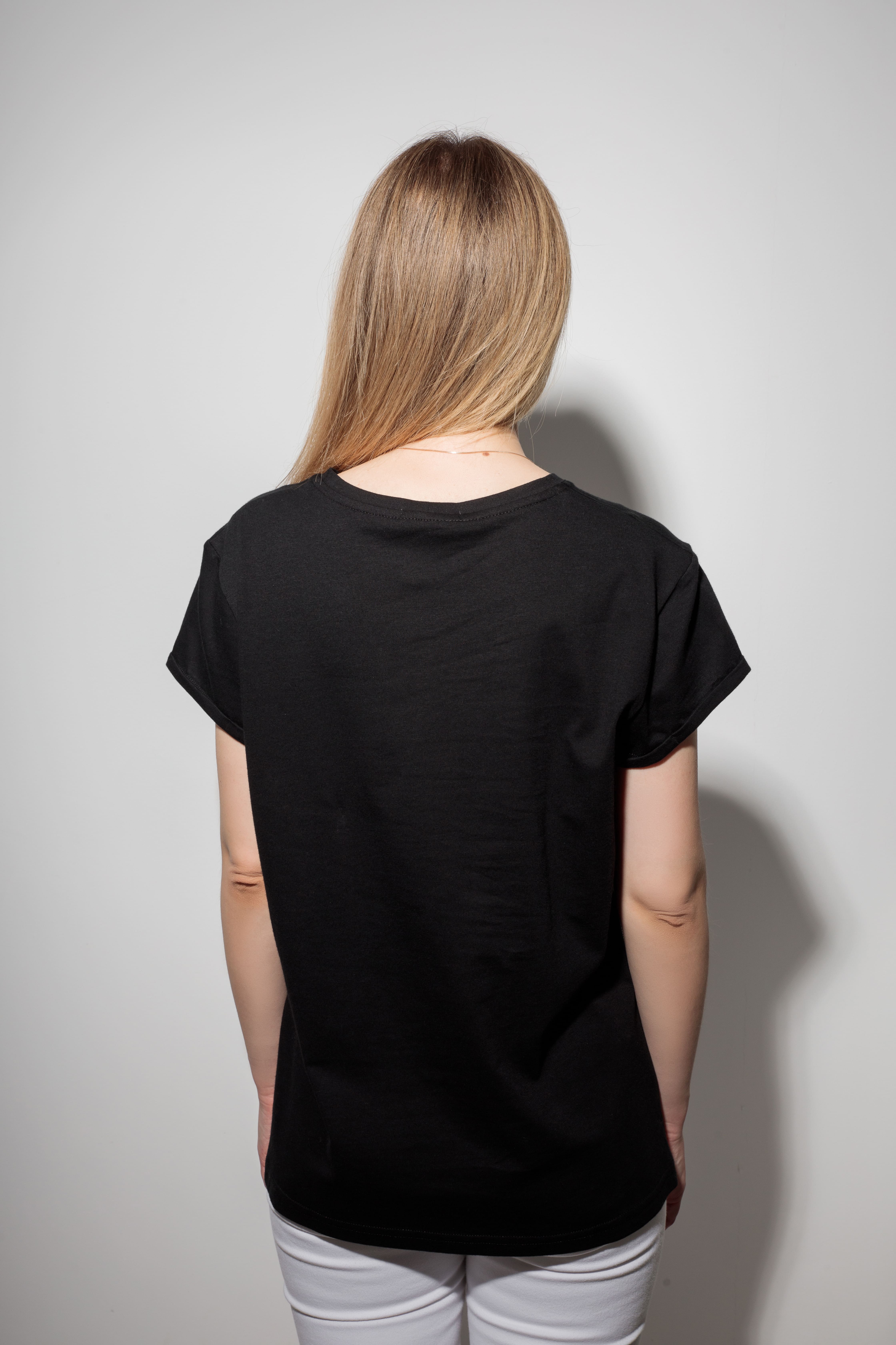 картинка Джемпер женский "Фанти" (черный с котом) от магазина Одежда+