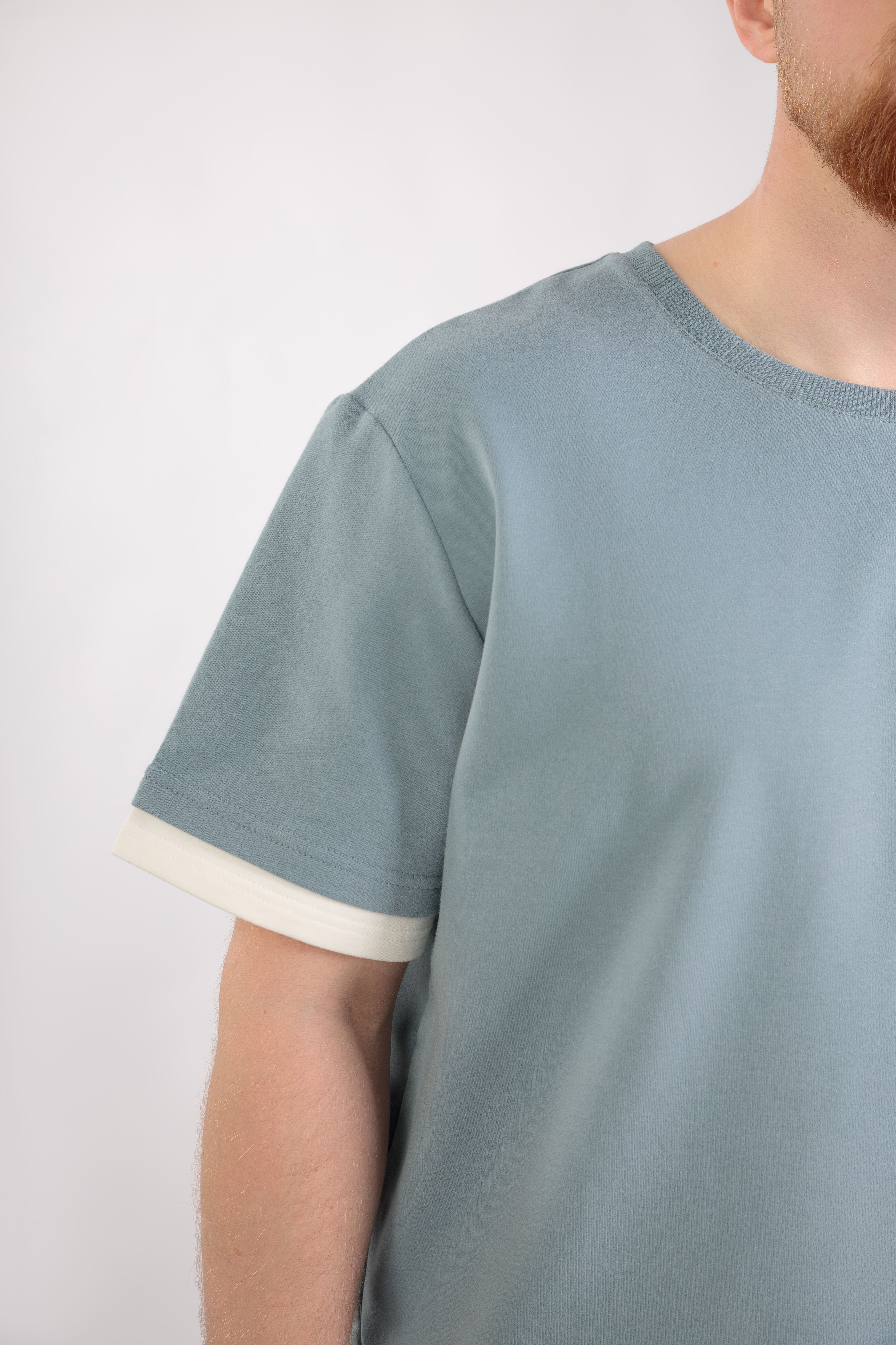 картинка Джемпер мужской "Марат" (серо-мятный) от магазина Одежда+