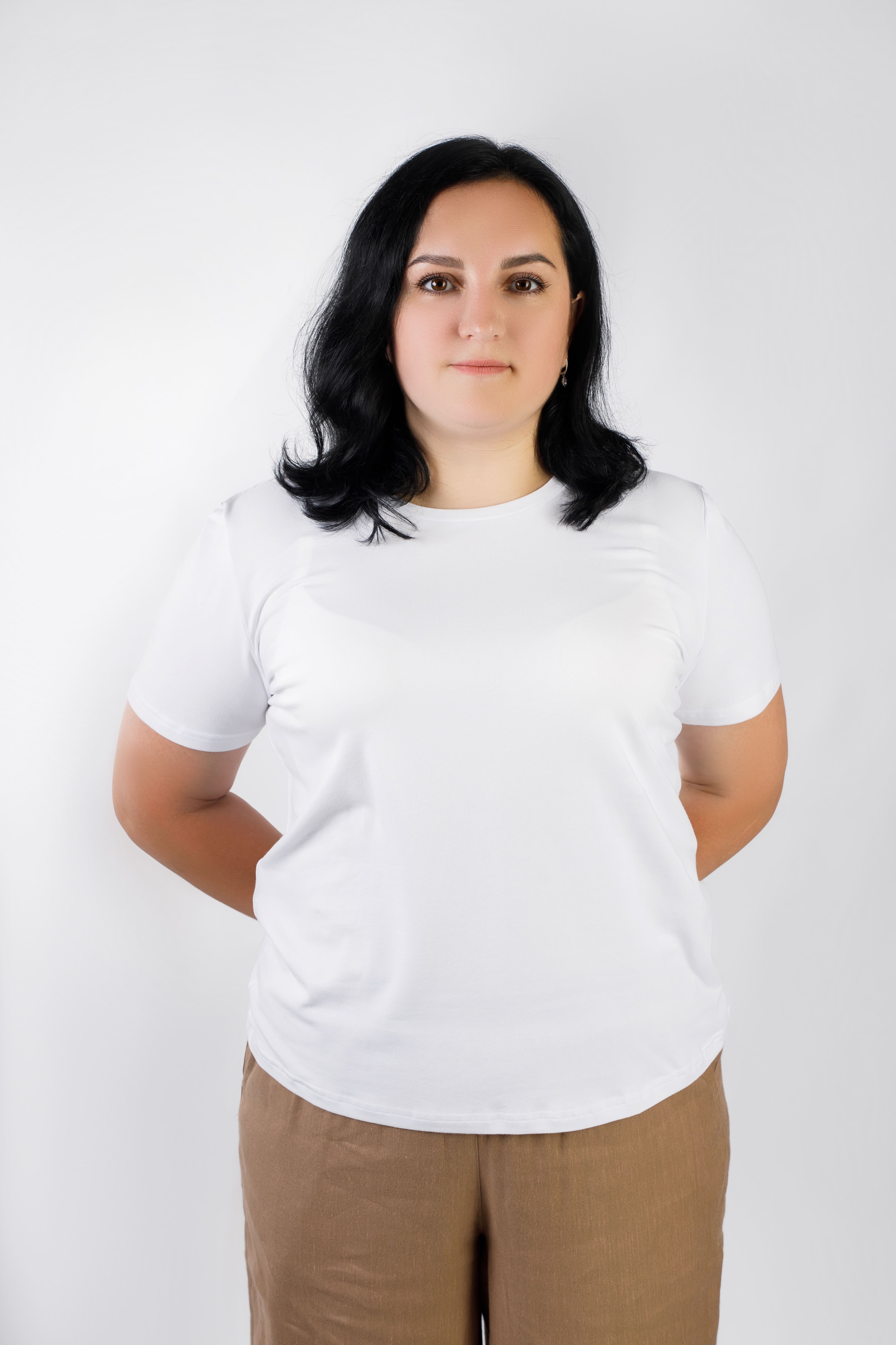 картинка Джемпер женский «Веро-стрейч» (белый) от магазина Одежда+